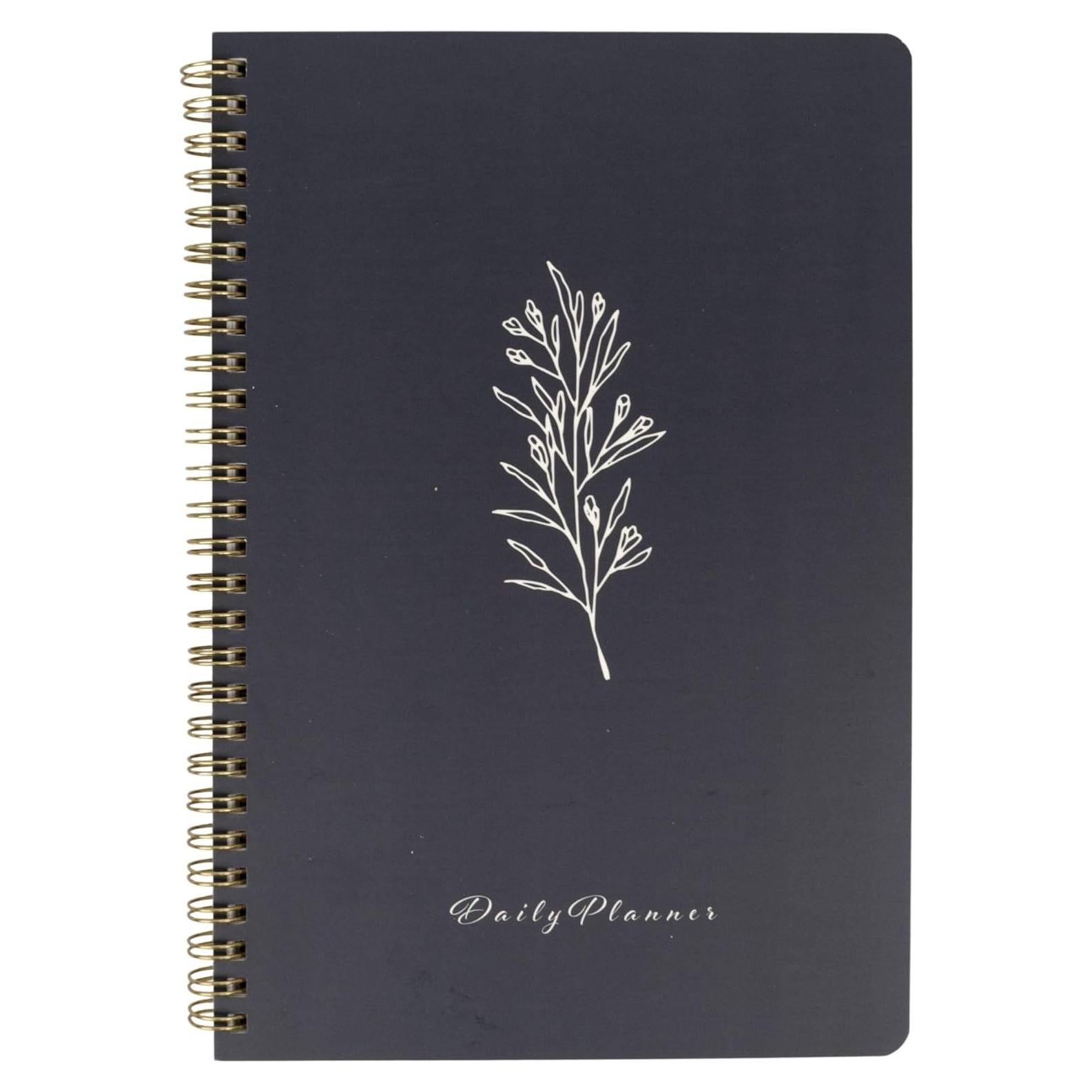 Planificador Diario Minimalista BLU MONACO Gris 80 Días