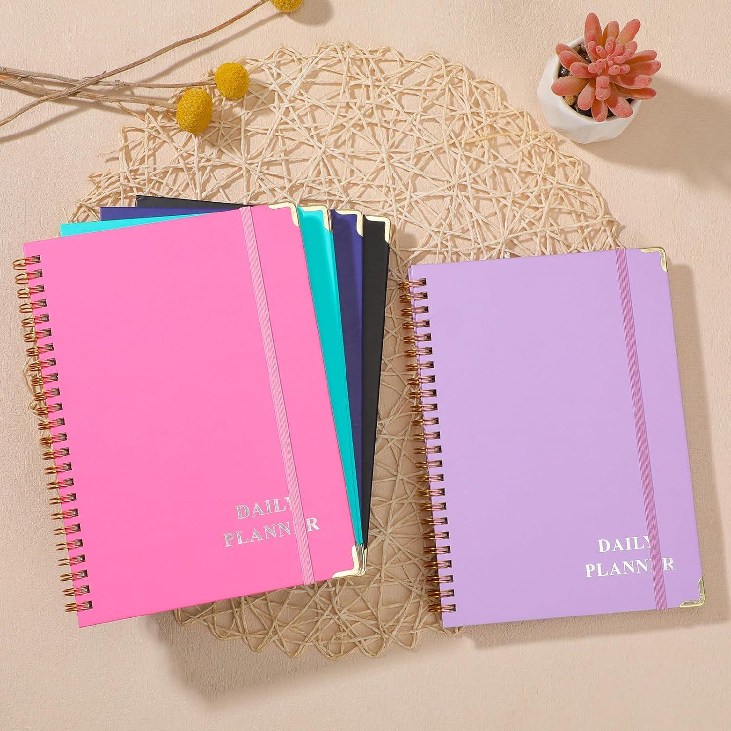 Planificador Diario Sin Fecha Waliwalili Rosa A5 160 Páginas