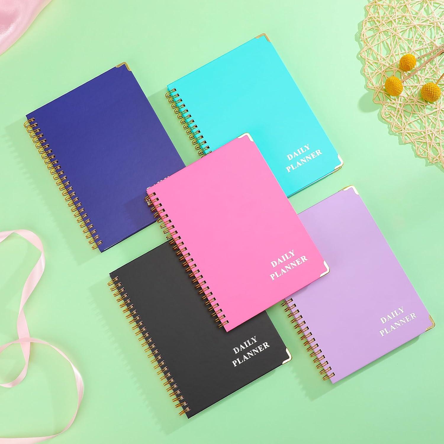 Planificador Diario Sin Fecha Waliwalili Rosa A5 160 Páginas