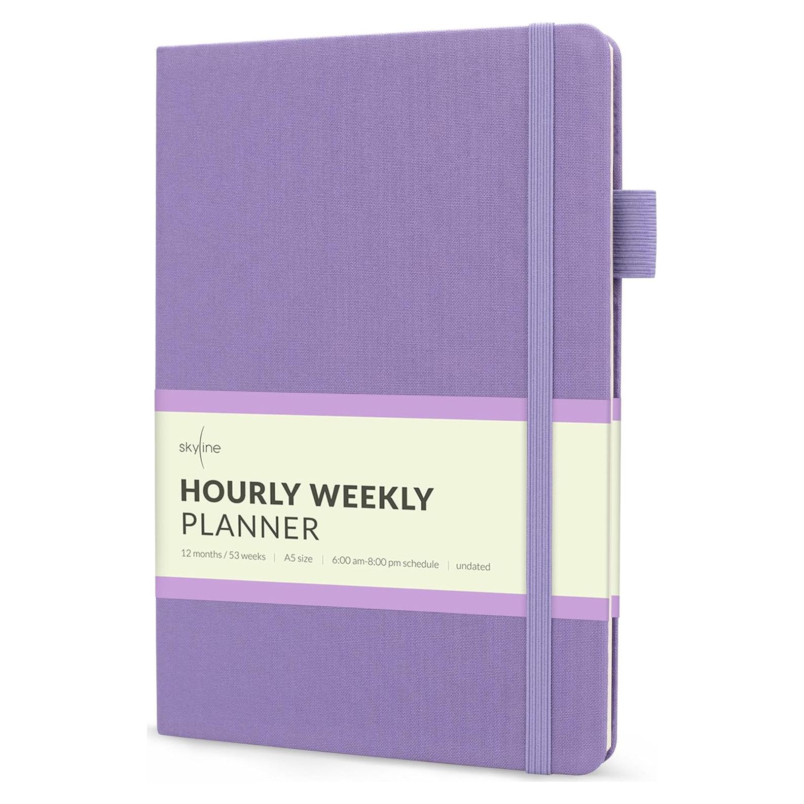 Planificador Semanal Skyline A5 - Agenda No Datada Lavanda