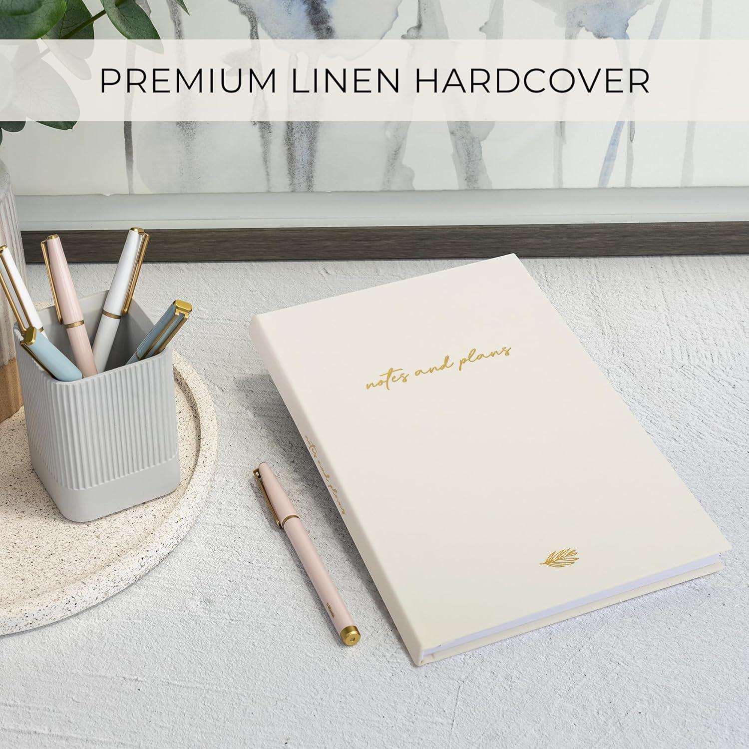 Planificador Diario ZICOTO Beige 160 Páginas Sin Fecha