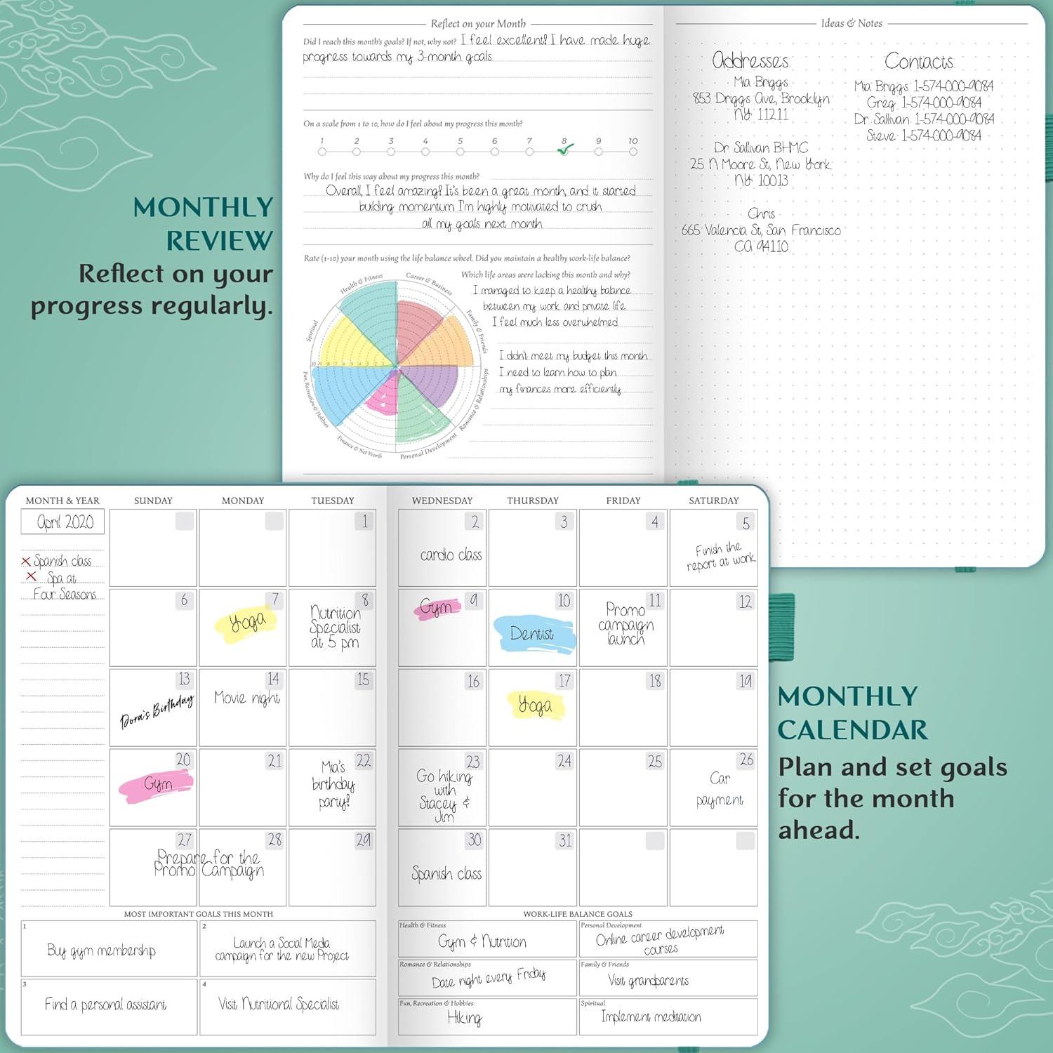 Planificador Legend Planner A5 Sin Fecha Verde Viridiano