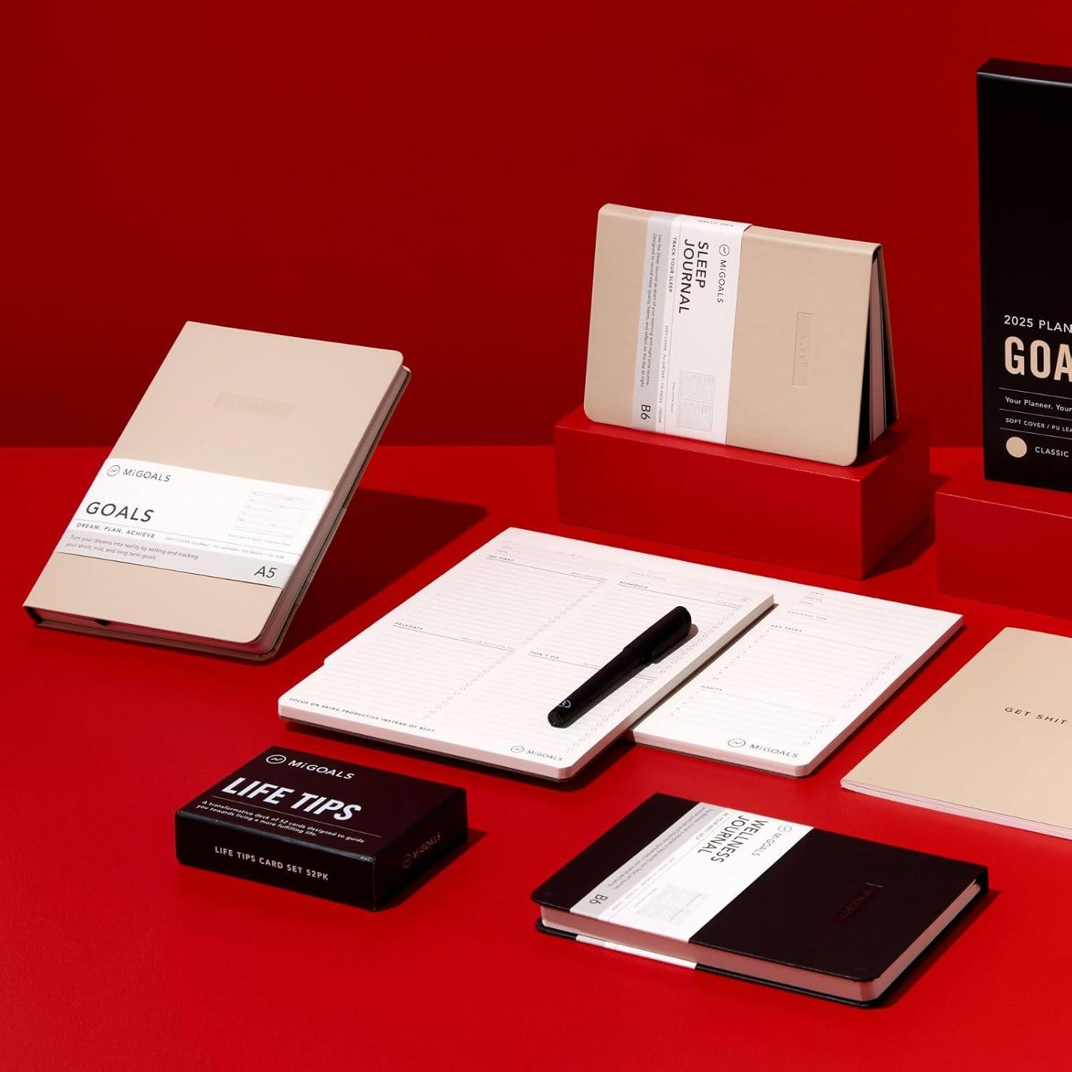 Bloc de Notas Horario Sin Fecha MiGoals B5 50 Páginas Blanco