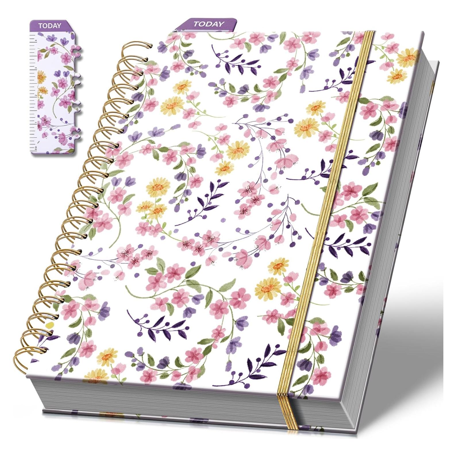 Planificador Diario Sin Fecha Ovesmusl Rosa 21.6x27.9 cm 365 Días