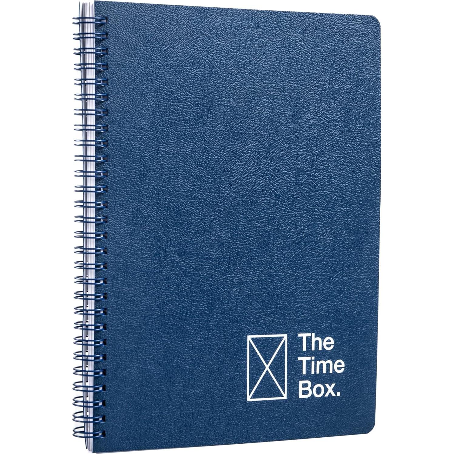 Planificador Diario El Time Box - 140 Páginas 18x25 cm Azul