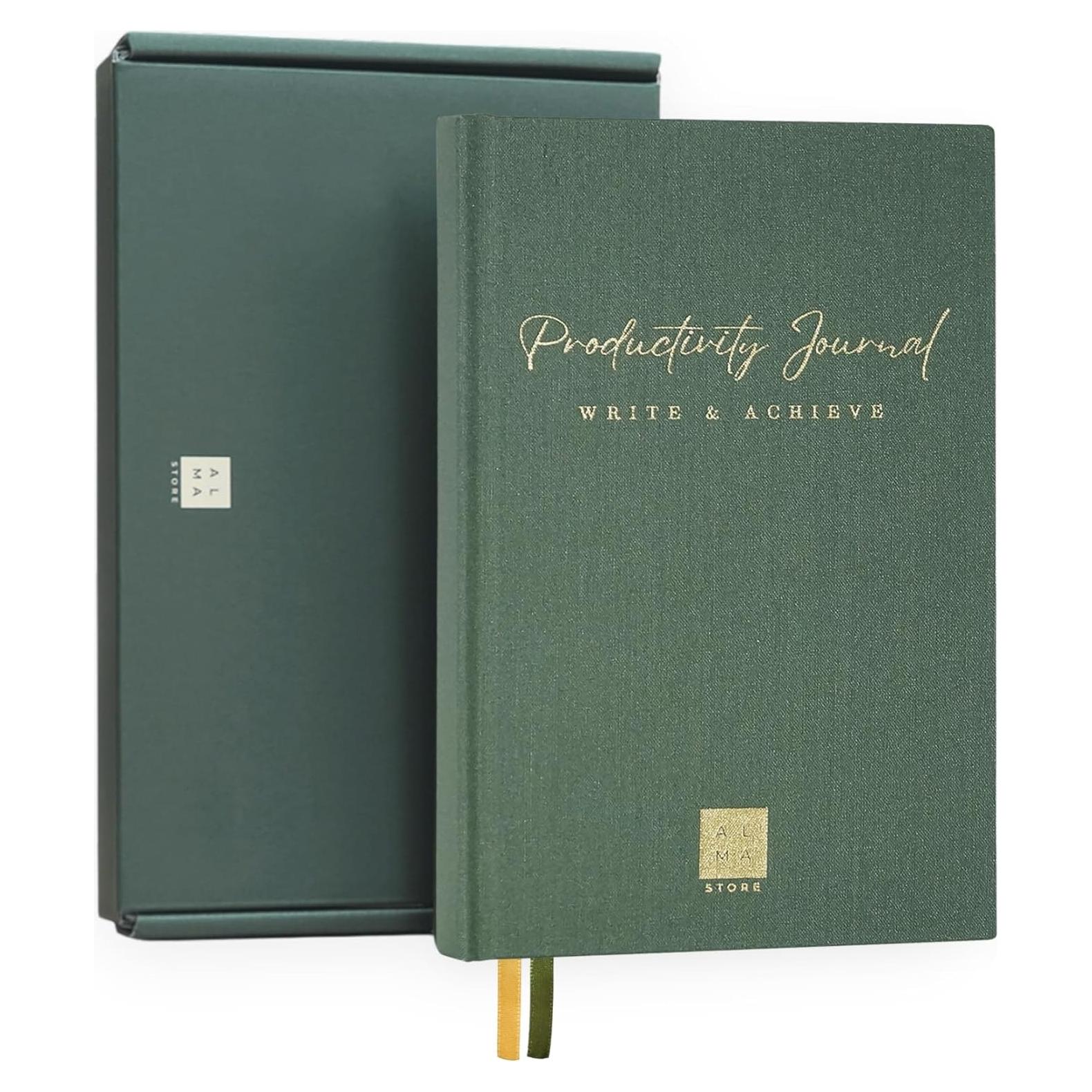 Planificador Diario A5 Alma Store Verde - No Datado 12 Meses