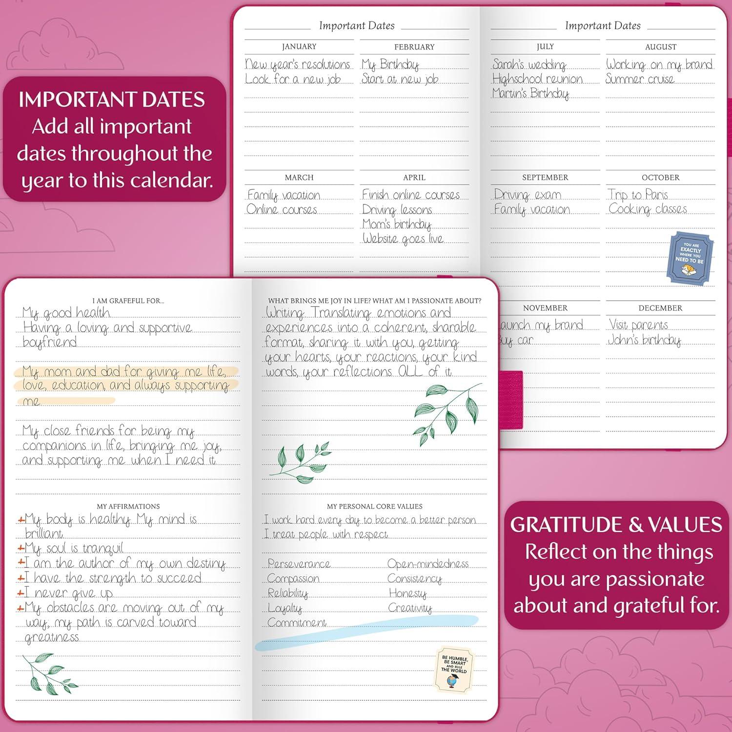 Planificador Pocket Legend Planner Rosa Fucsia 8.9x15.7 cm