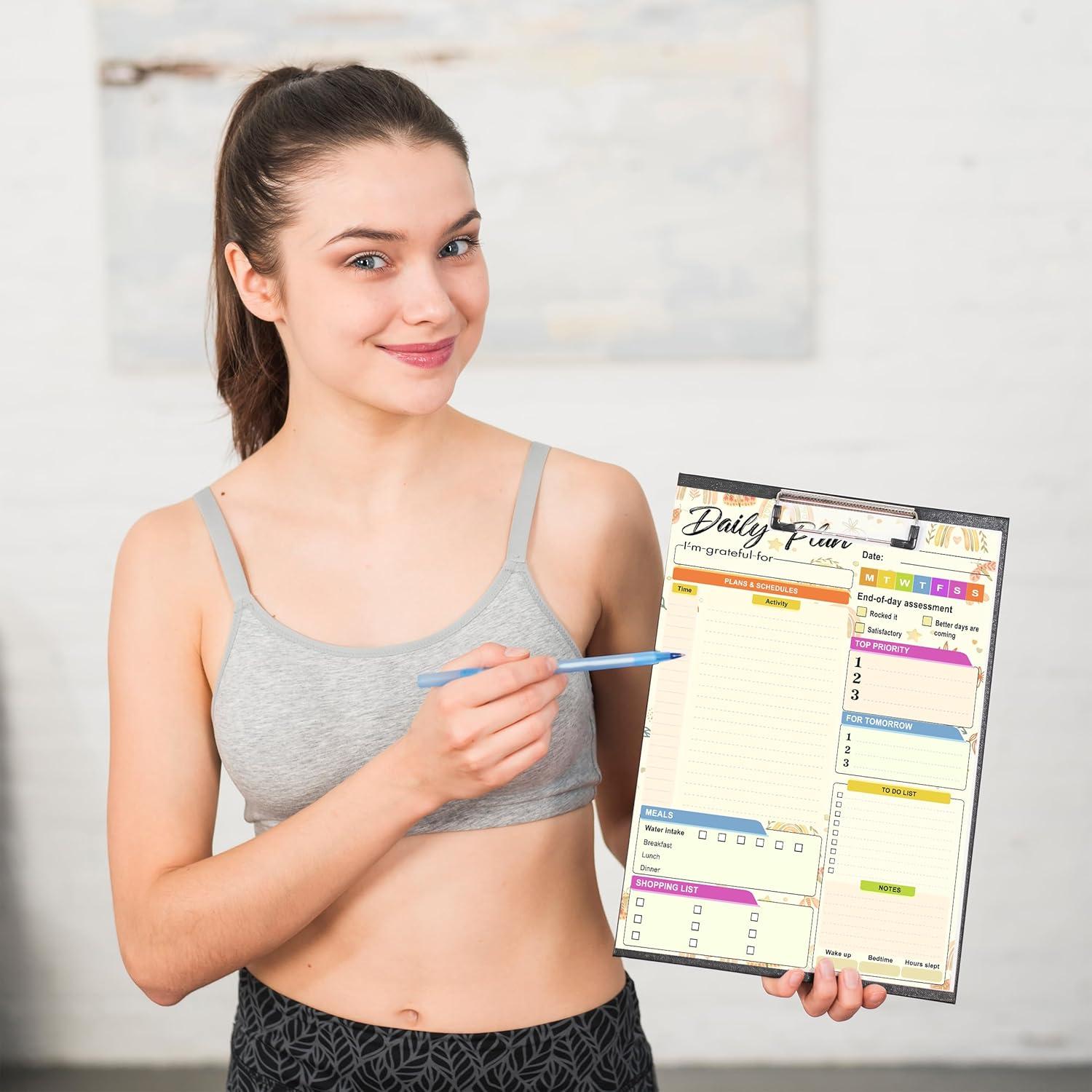 Bloc de Notas Diario HomieX 52 Hojas 21.6x27.9cm Arcoíris