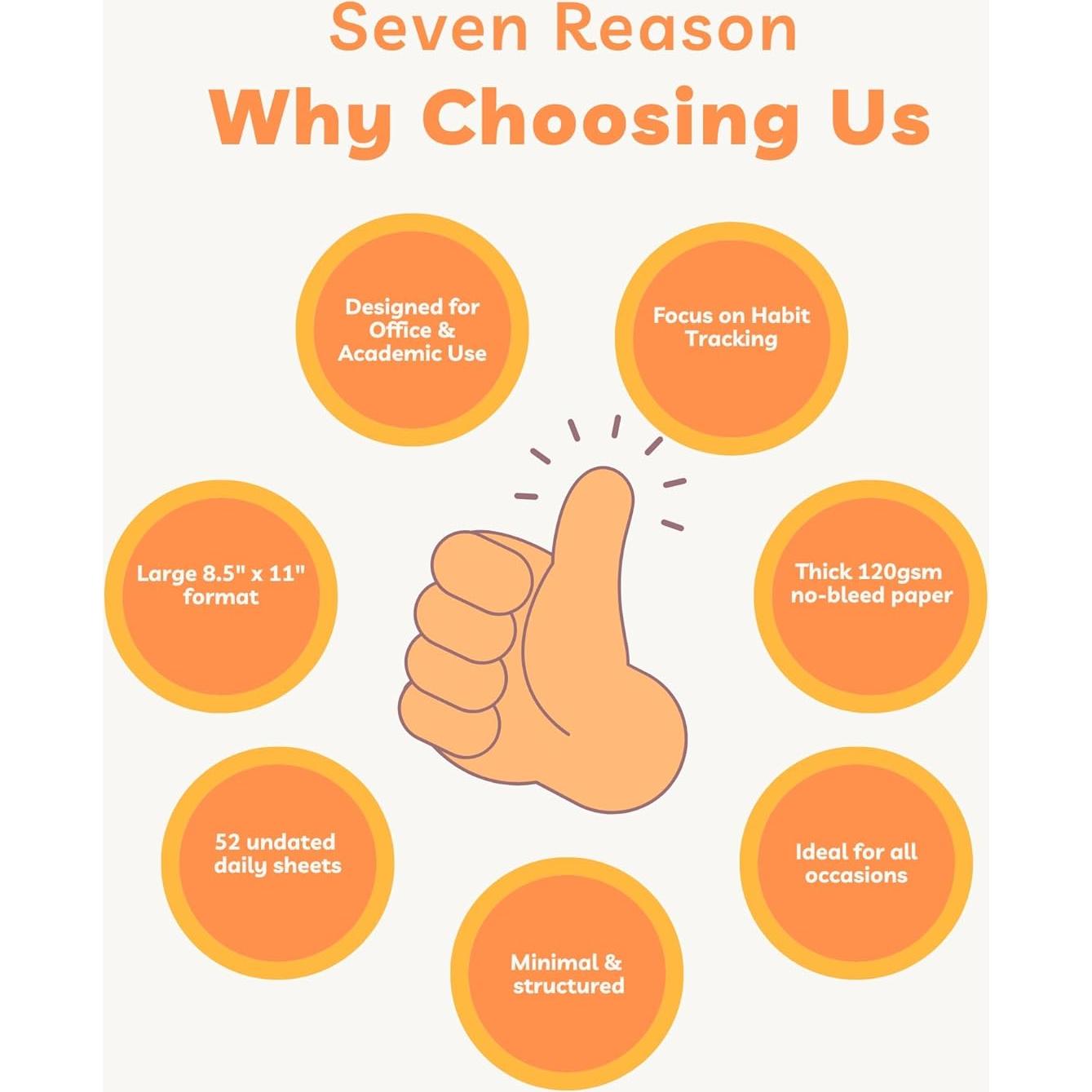 Bloc de Notas Diario HomieX 52 Hojas 21.6x27.9cm Arcoíris