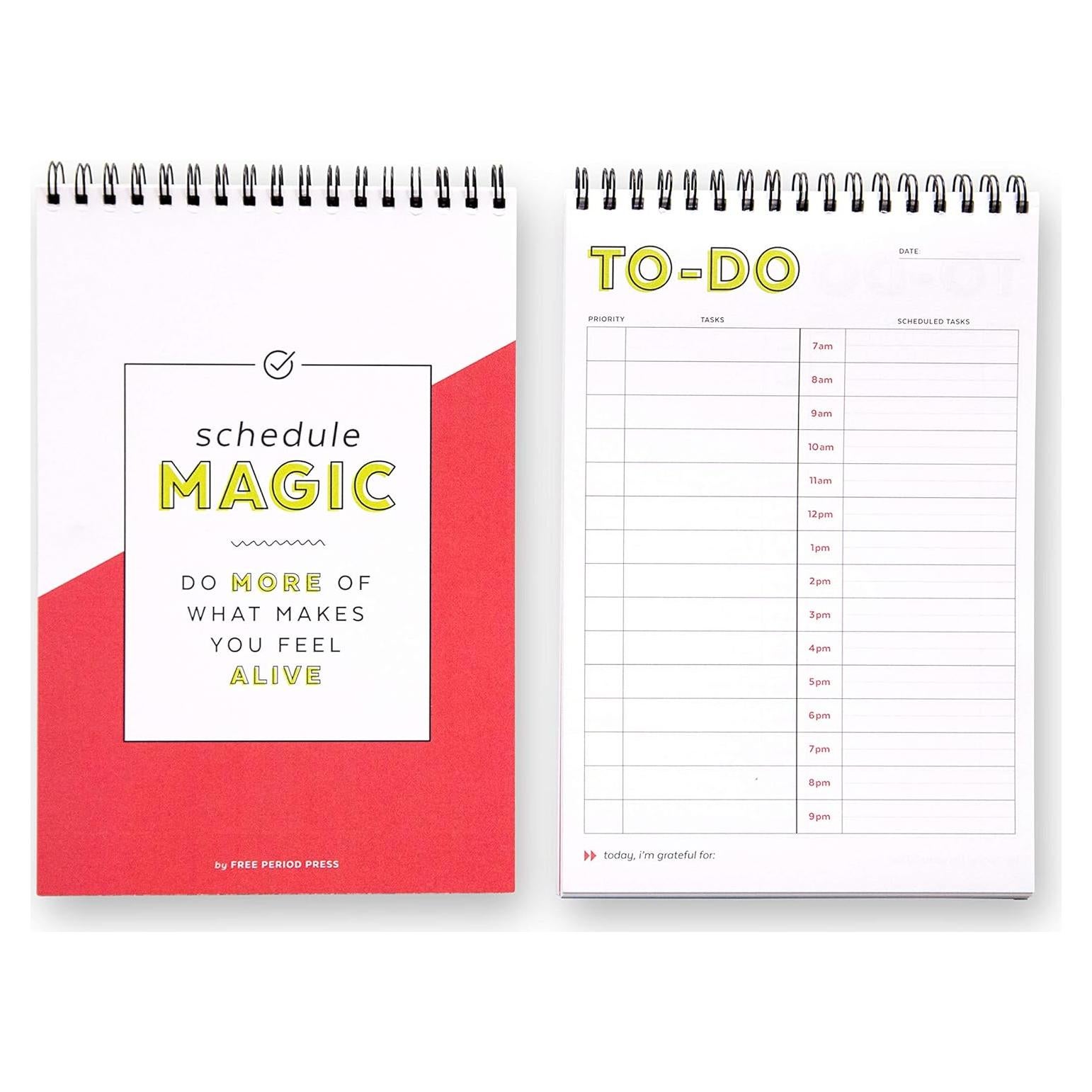 Planificador Diario de Bloqueo de Tiempo Free Period Press