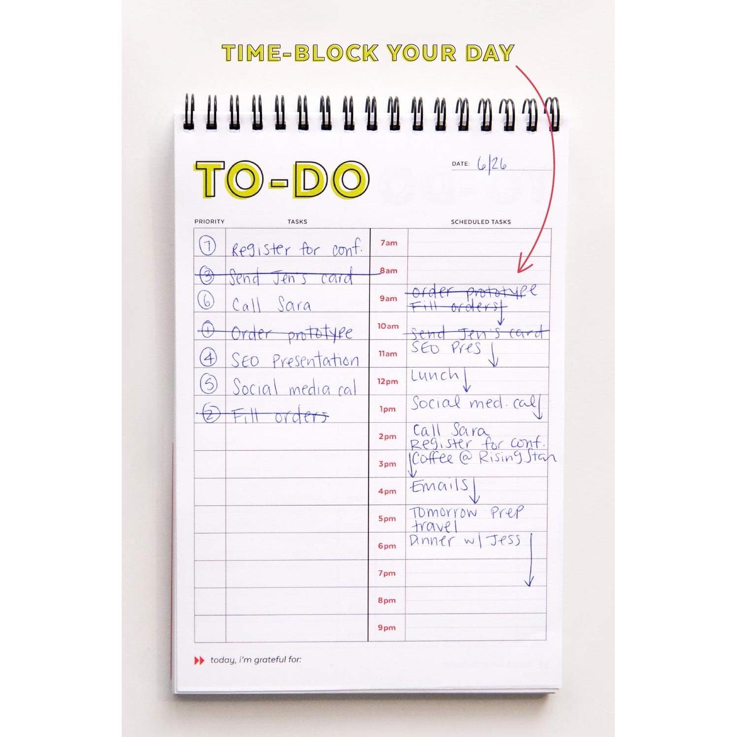 Planificador Diario de Bloqueo de Tiempo Free Period Press