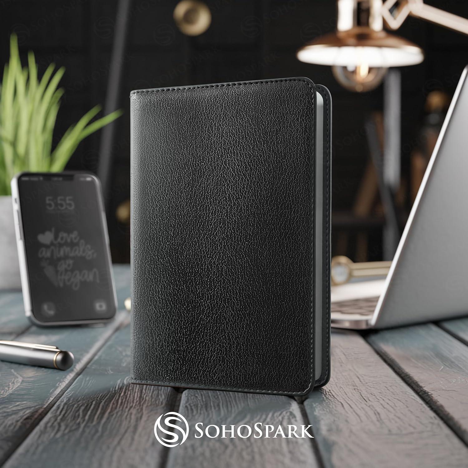 Planificador Semanal y Mensual SohoSpark 18 Meses Negro