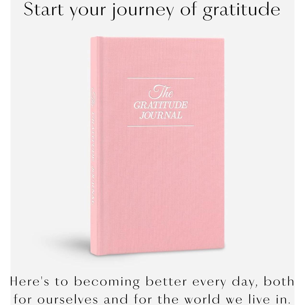 Diario de Gratitud DOCKBEN A5 Tapa Dura Rosa 357g