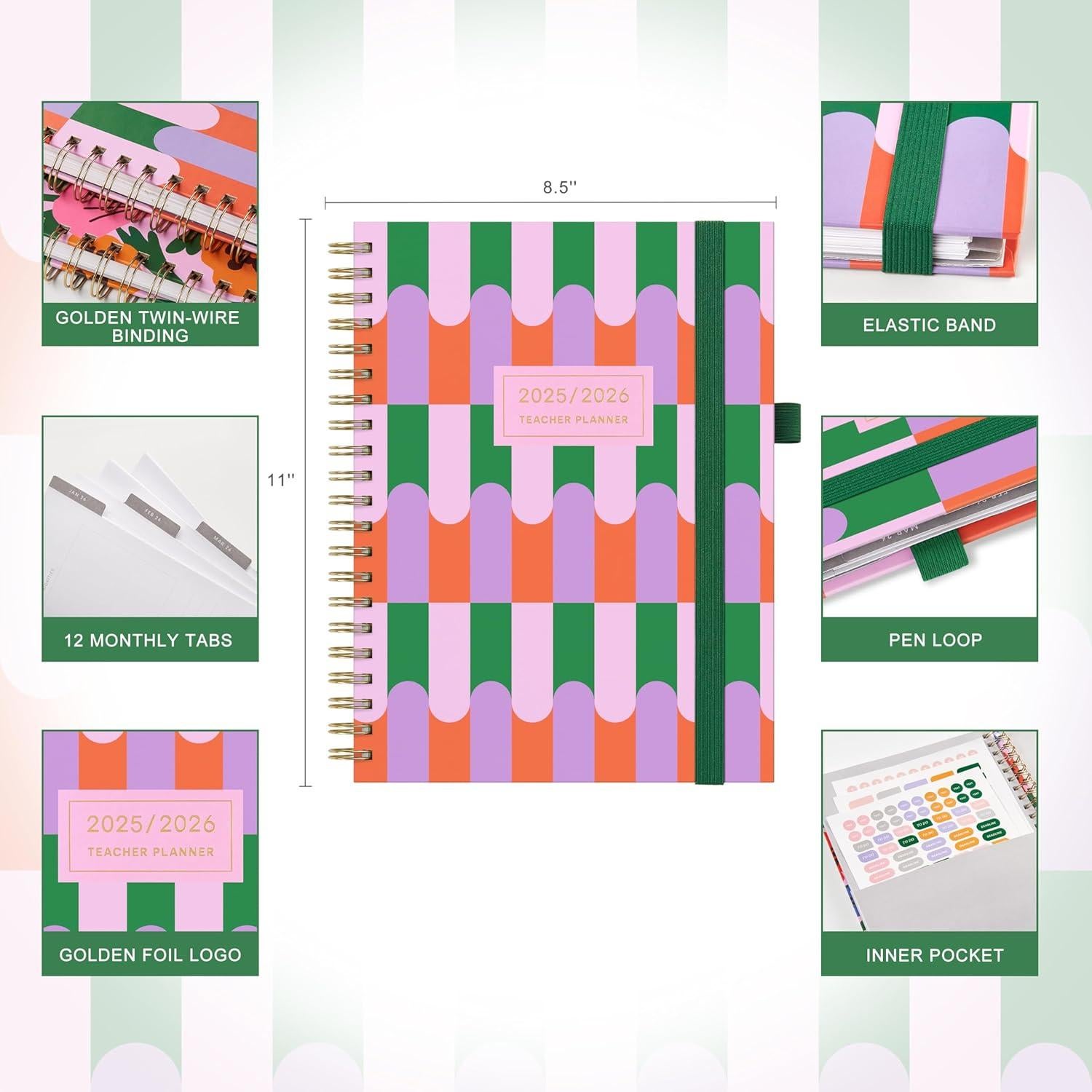 Planificador Académico And Per Se 2025-2026 para Maestros A4