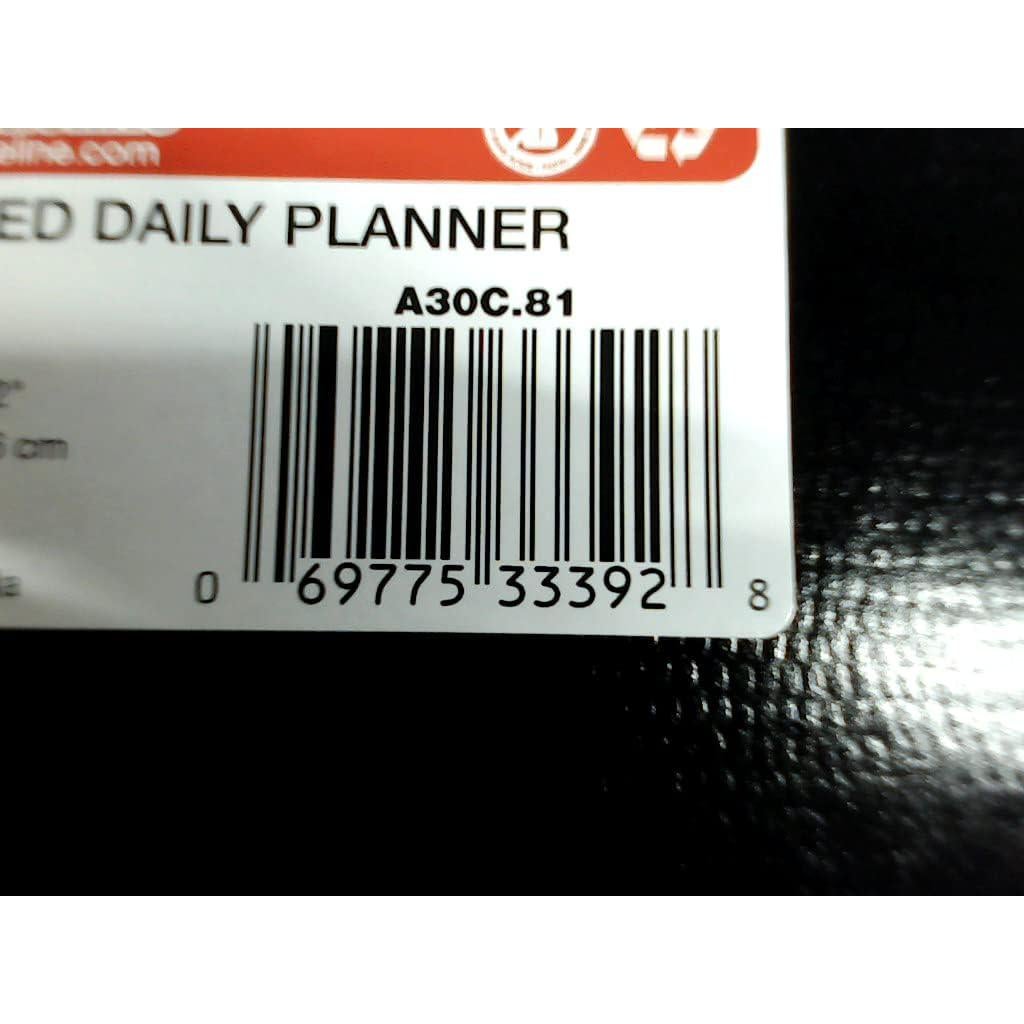 Planificador Diario Sin Fecha Blueline, Negro, 200 Páginas, 27.3x21.6 cm