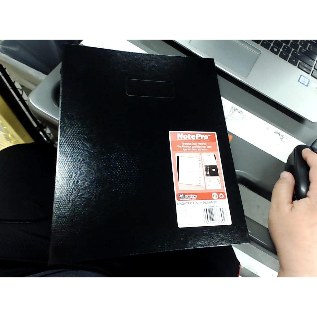 Planificador Diario Sin Fecha Blueline, Negro, 200 Páginas, 27.3x21.6 cm