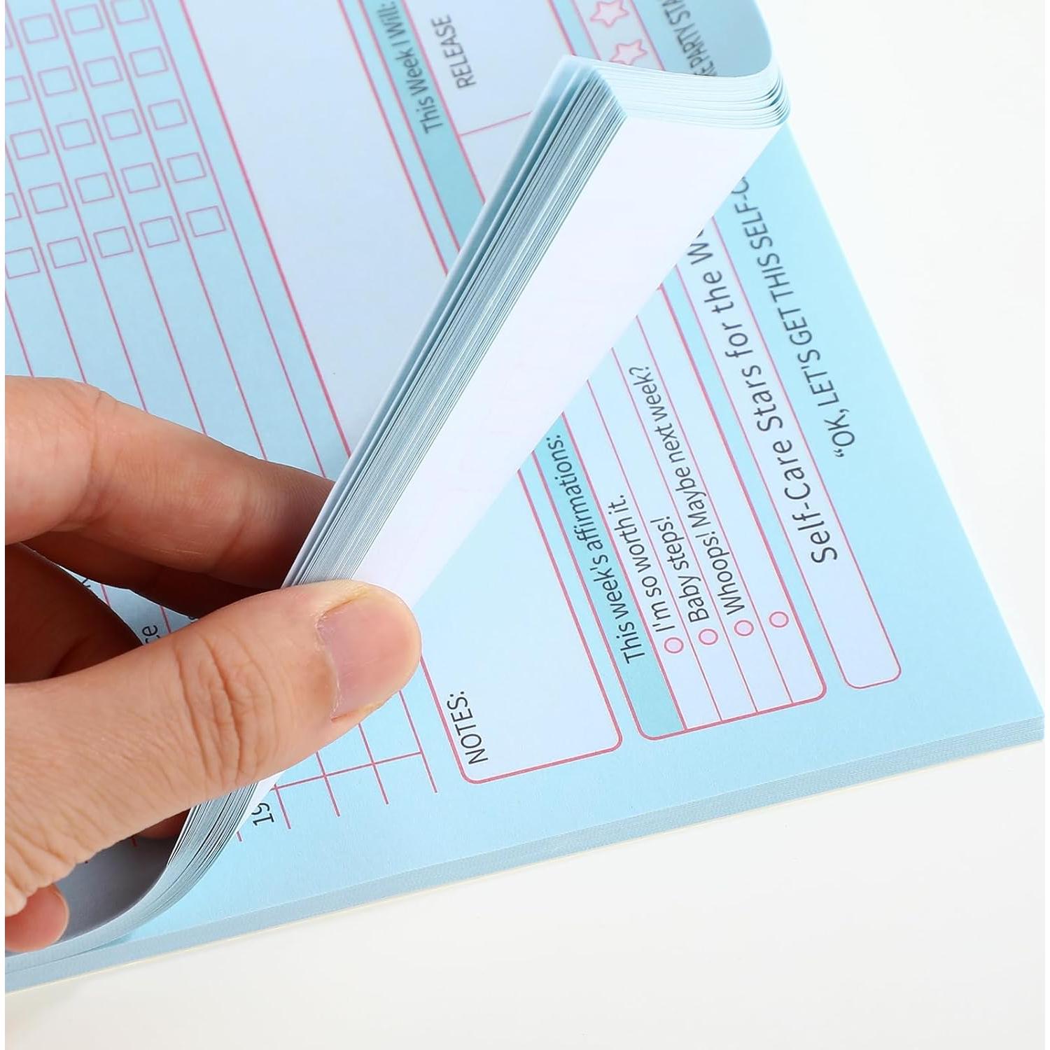 Bloc de Notas Semanal Cholemy 4 Pcs 240 Hojas 15x22 cm