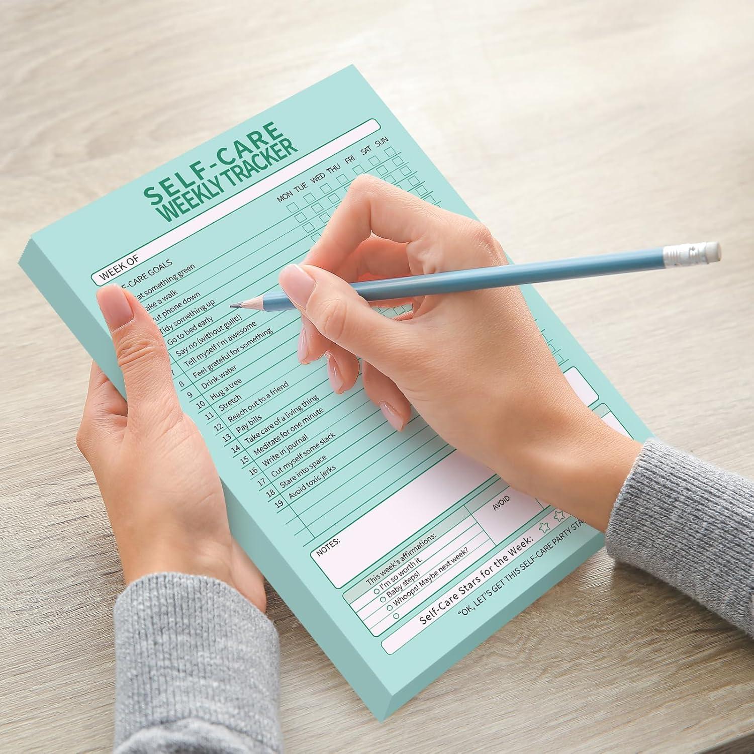 Bloc de Notas Semanal Cholemy 4 Pcs 240 Hojas 15x22 cm