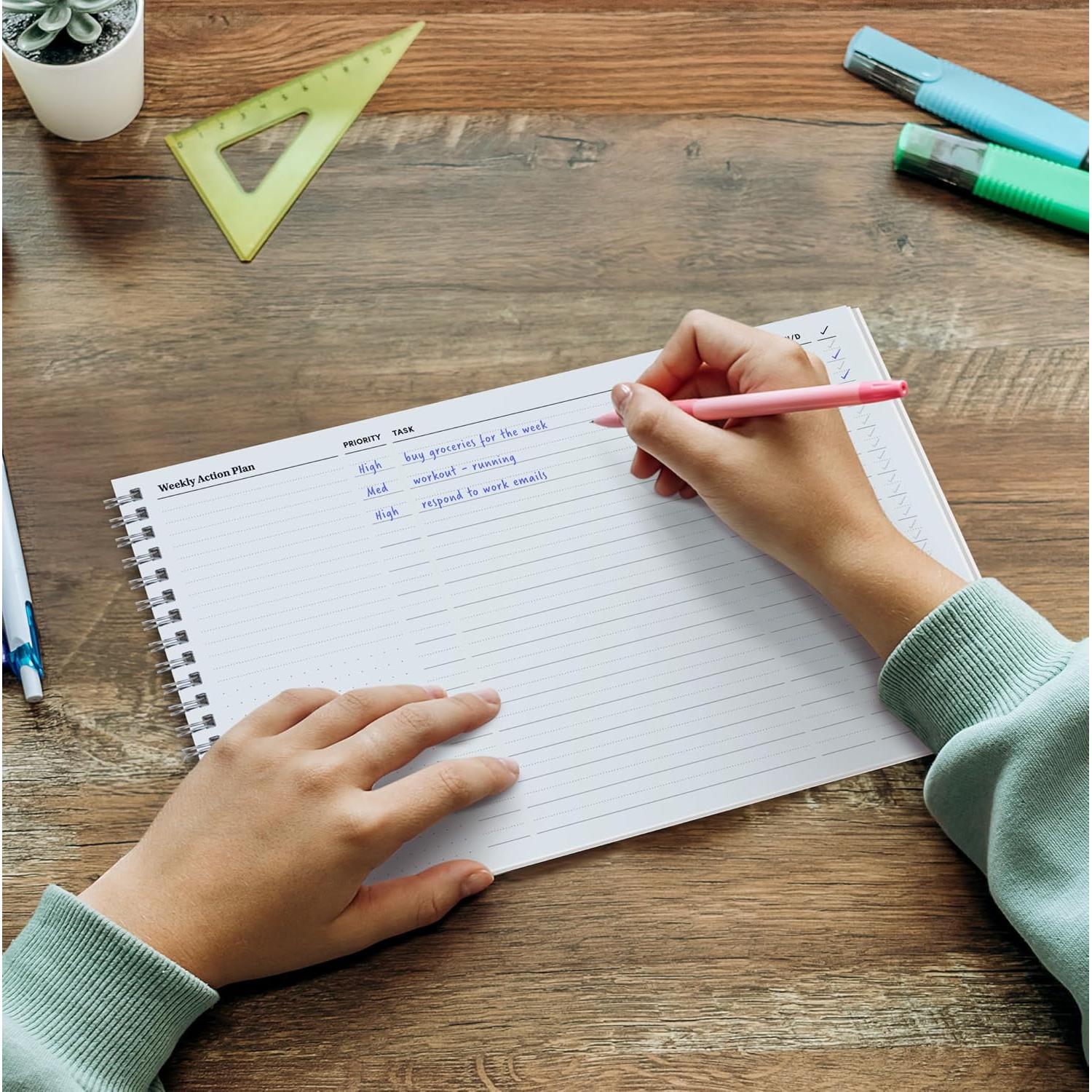 Planificador de Tareas Diarias BestSelf Co. 52 Semanas 17.78x29.85cm