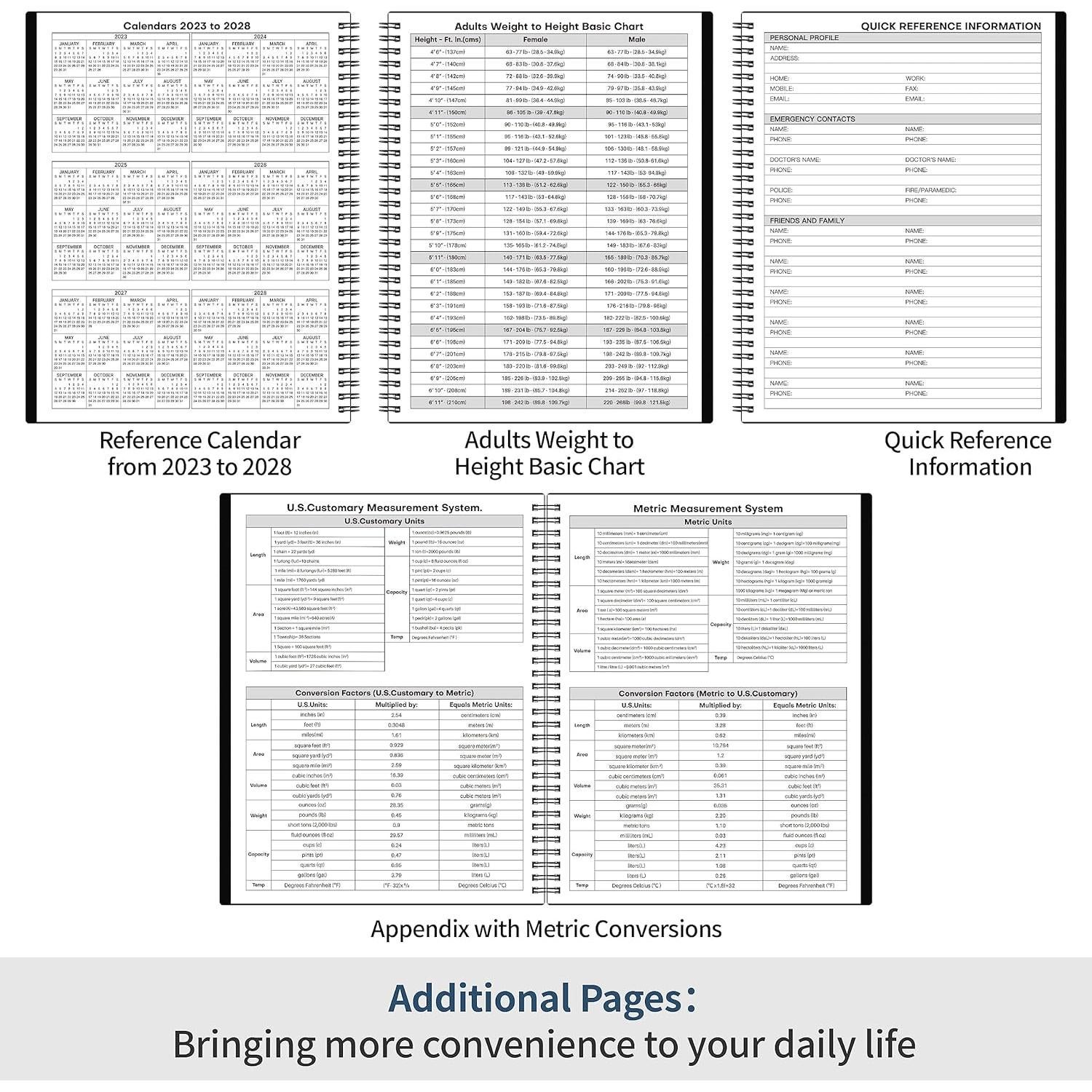 Planificador Diario Sin Fecha Forvane A4 208 Páginas Negro