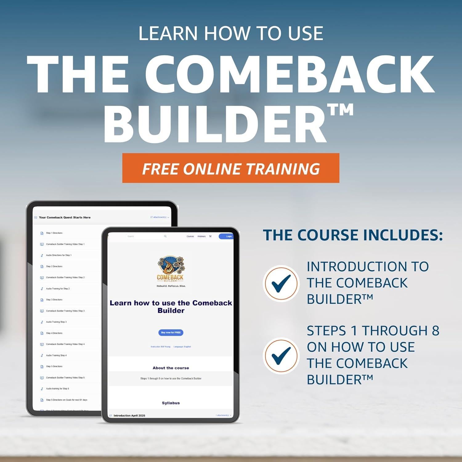 Planificador de Metas 90 Días The Comeback Builder A5