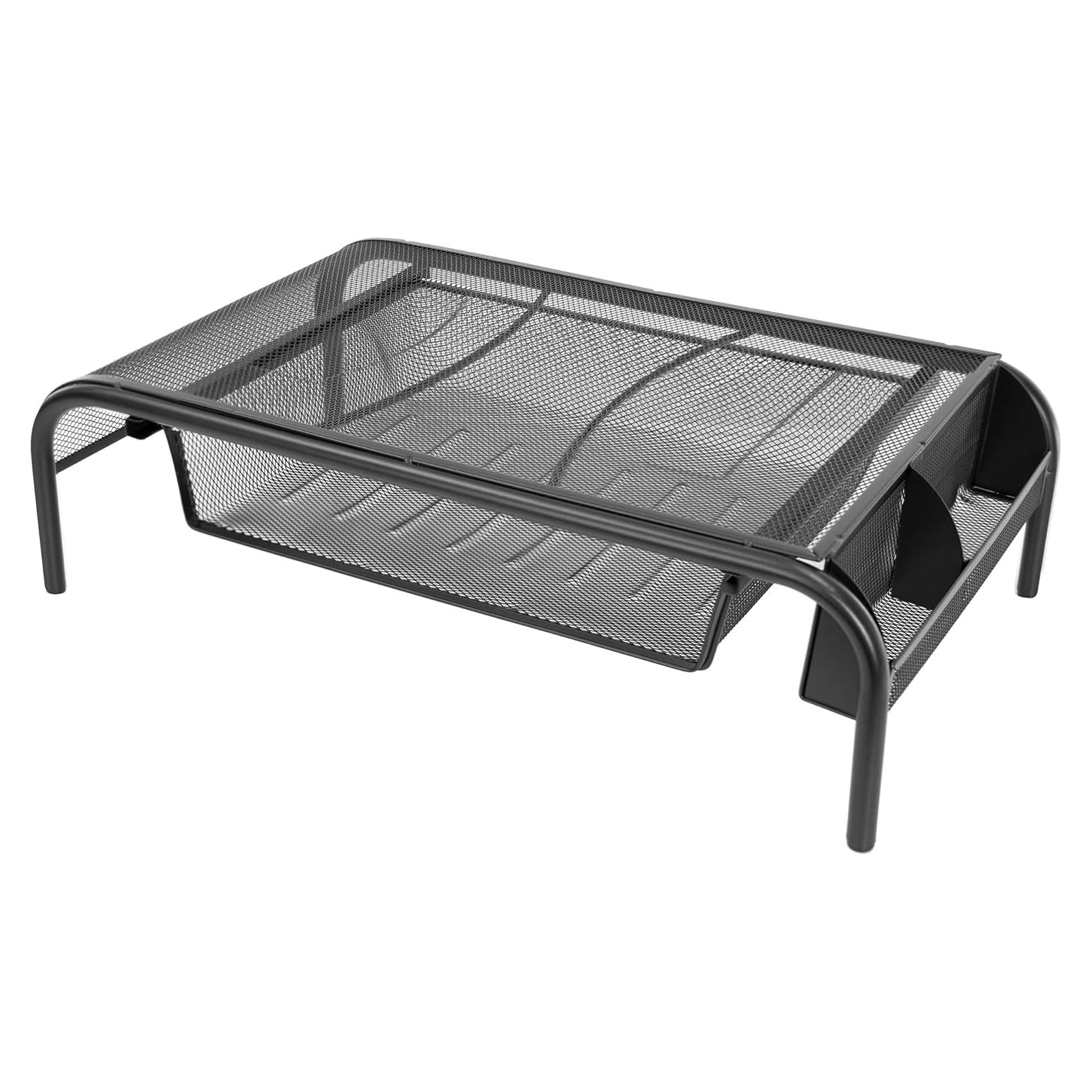 Soporte de Monitor Ergonómico Mount-It! con Cajón Negro