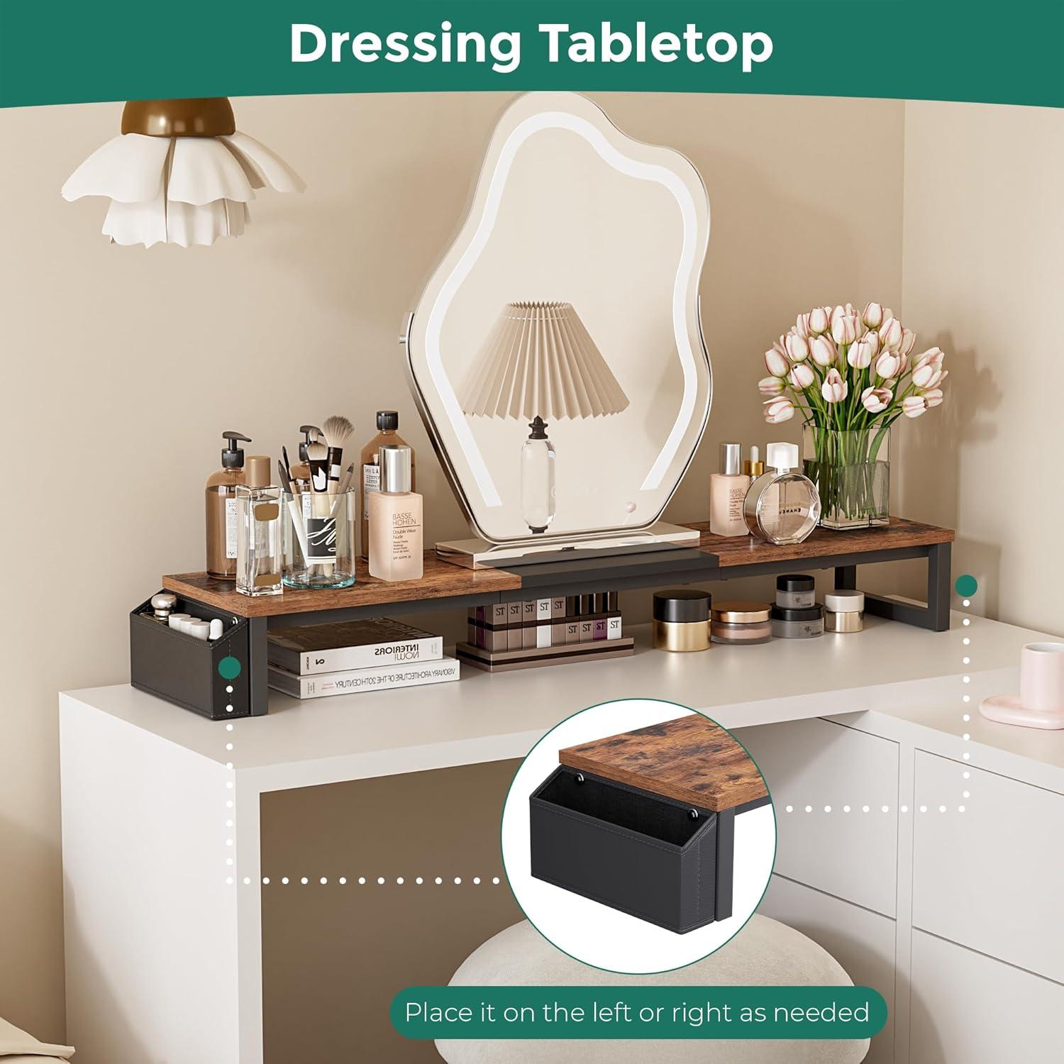 Soporte Doble Monitor VERSASKY 105 cm Madera Ergonómico