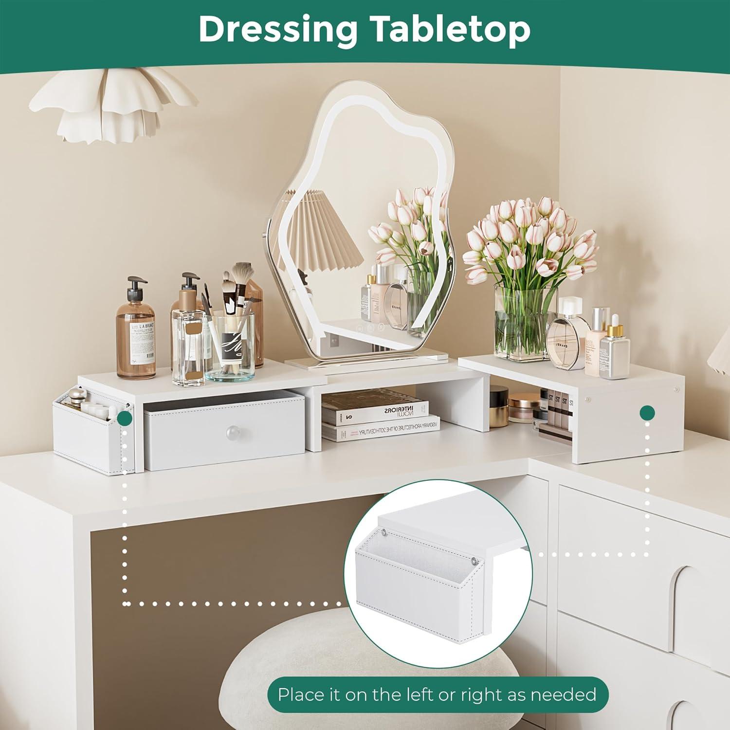 Soporte Doble Monitor VERSASKY Ajustable Ergonómico Blanco