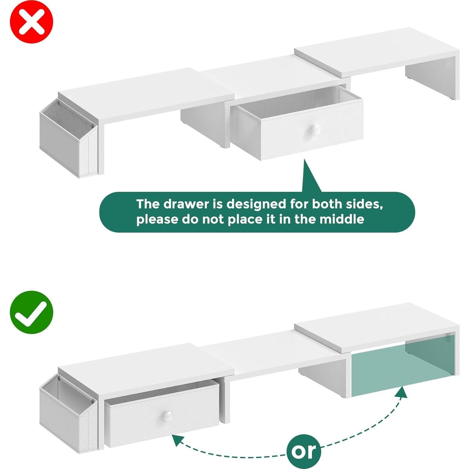 Soporte Doble Monitor VERSASKY Ajustable Ergonómico Blanco