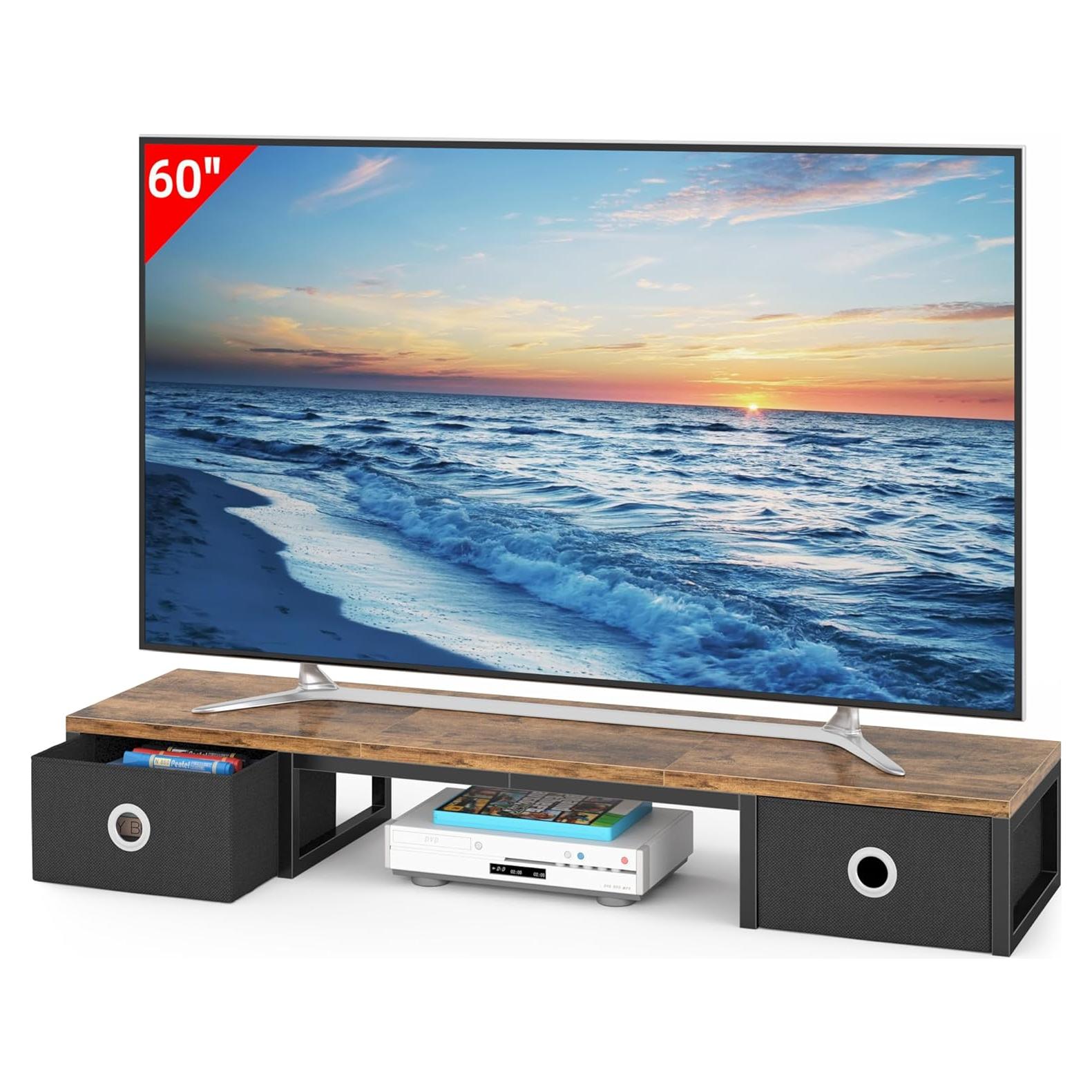 Riser de TV Grande YAOHUOO con Cajones para TVs 32-60"