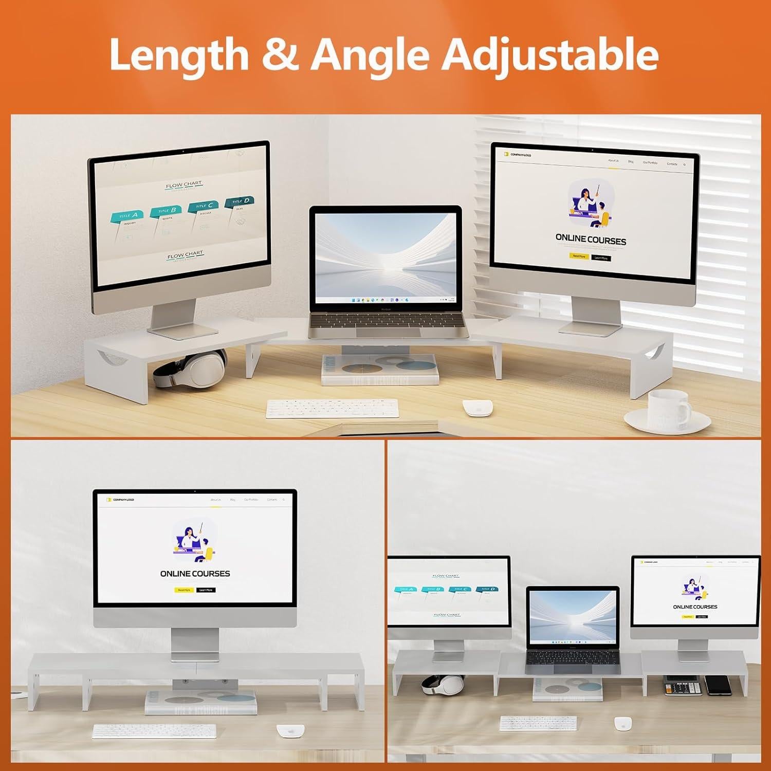 Soporte para Triple Monitor ErgoFocus Ajustable 79.5-134.3 cm