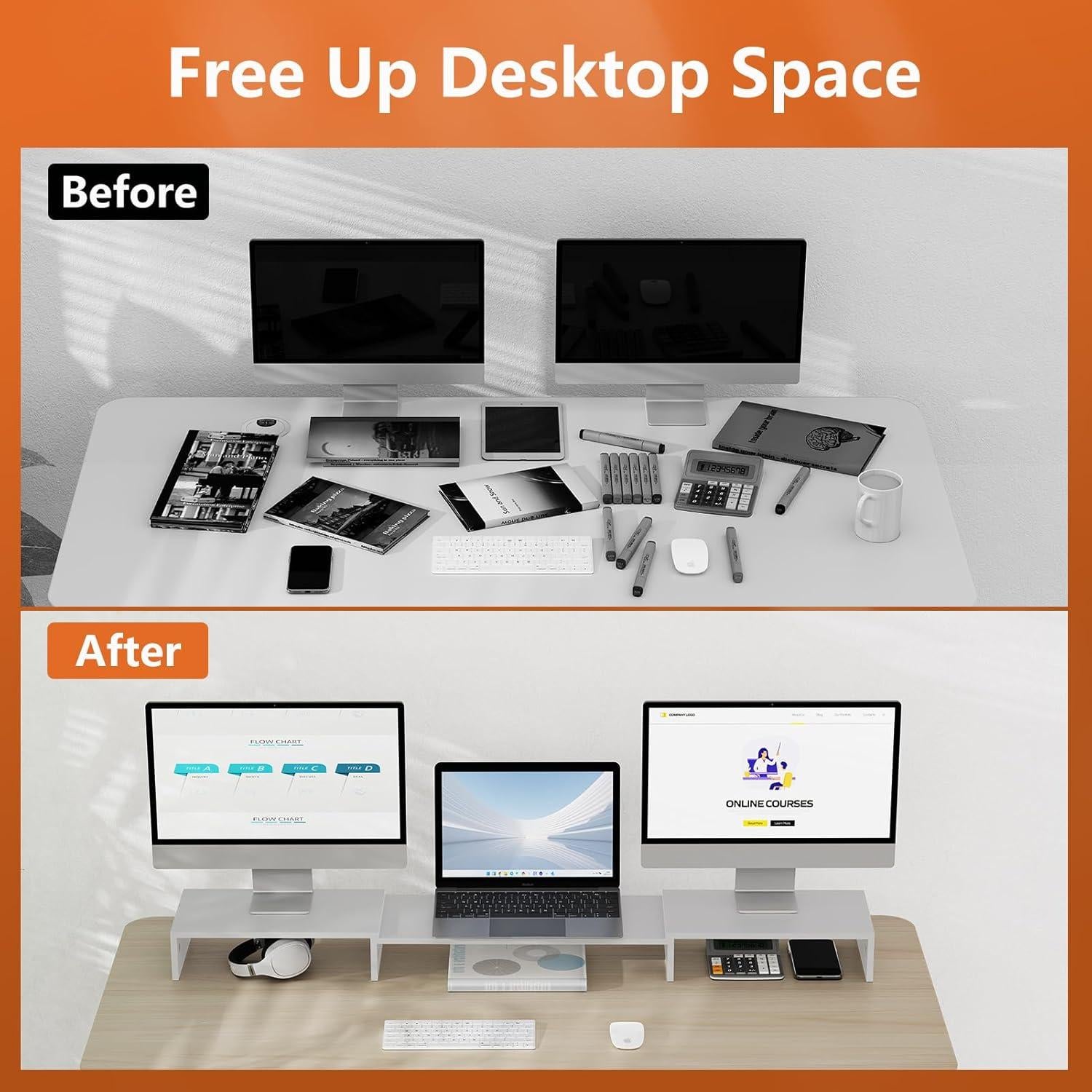 Soporte para Triple Monitor ErgoFocus Ajustable 79.5-134.3 cm