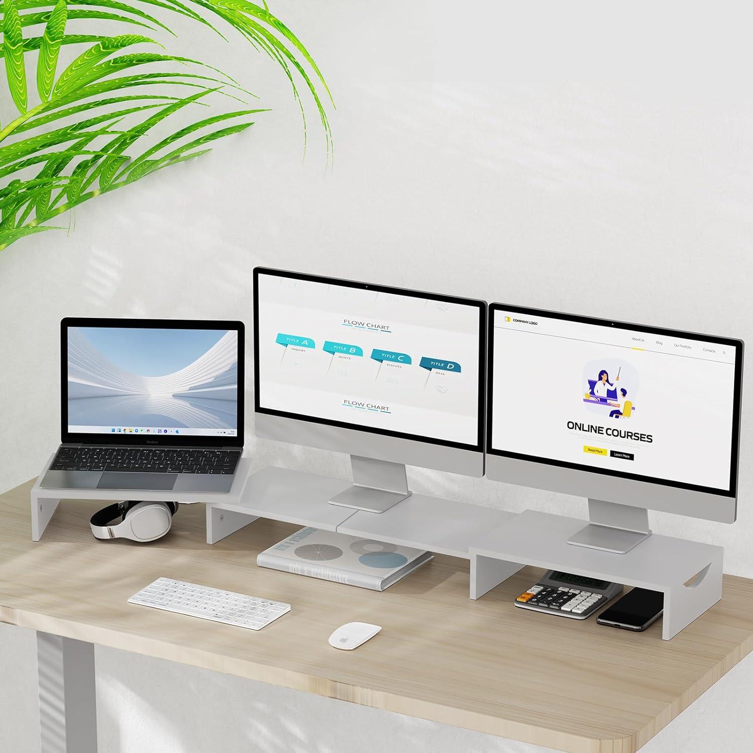 Soporte para Triple Monitor ErgoFocus Ajustable 79.5-134.3 cm