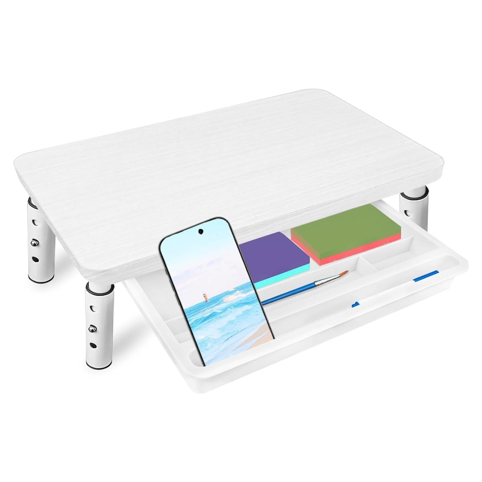 Soporte para Monitor BEHEY Ajustable Blanco 36.83 cm Ergonómico