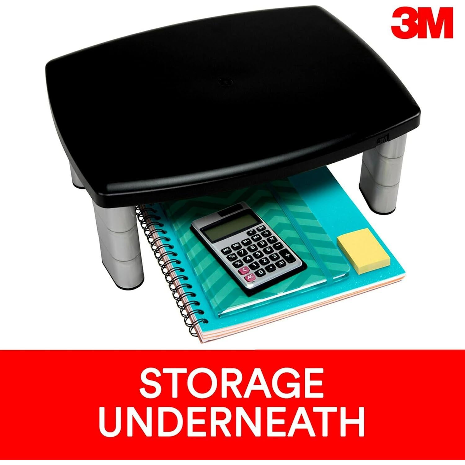 Soporte de Monitor Ajustable 3M MS80B, Altura 2.54 a 14.92 cm