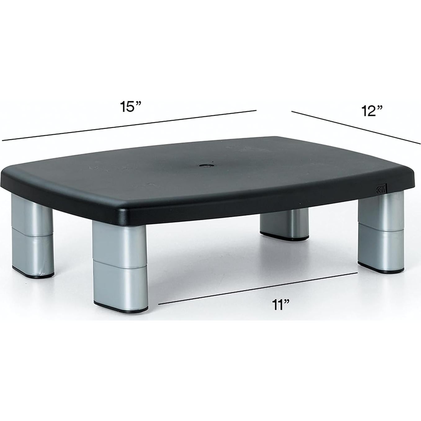 Soporte de Monitor Ajustable 3M MS80B, Altura 2.54 a 14.92 cm