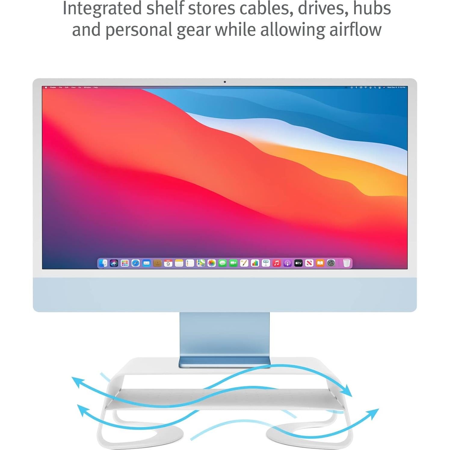 Soporte Ergonómico para Monitor Twelve South Curve Riser - Aluminio