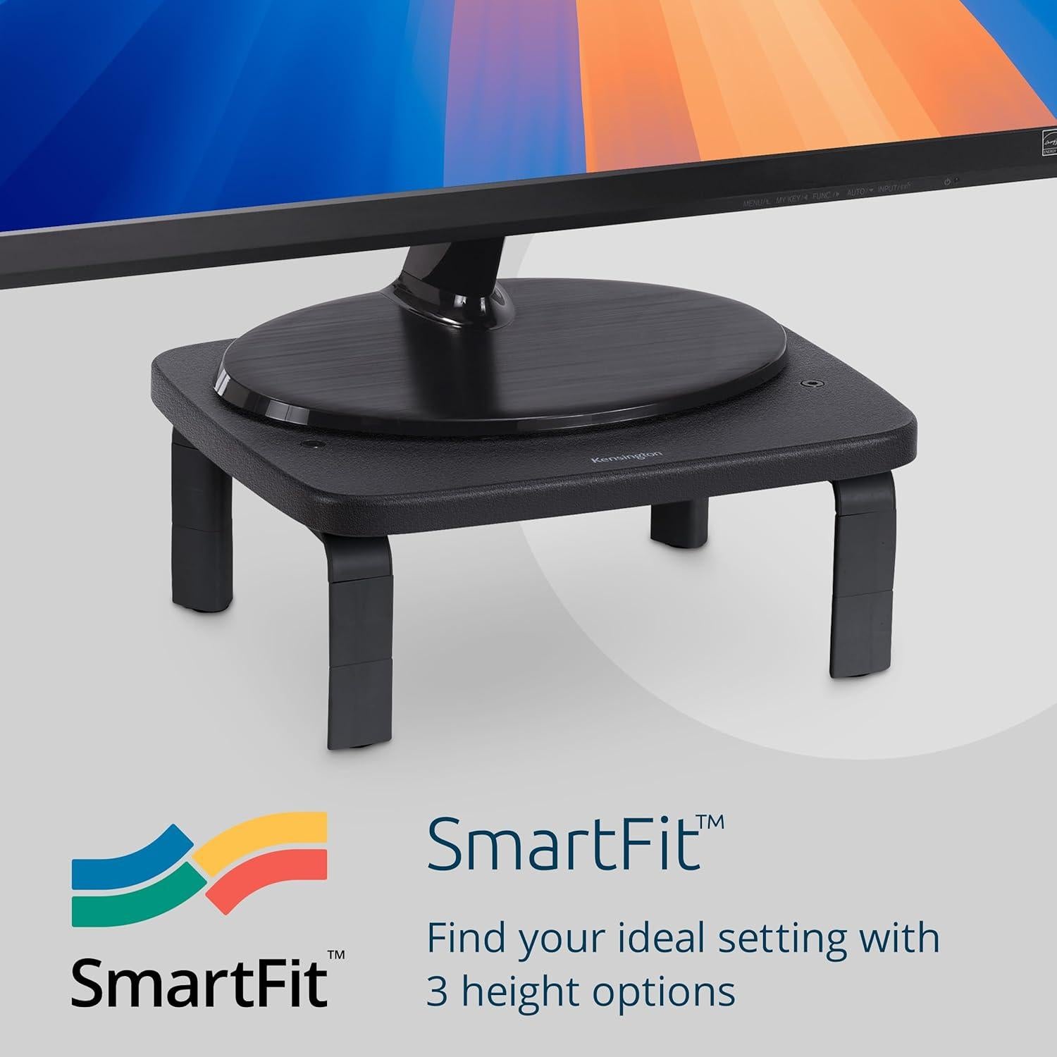 Soporte para Monitores Kensington SmartFit Negro 22.9x29.2 cm