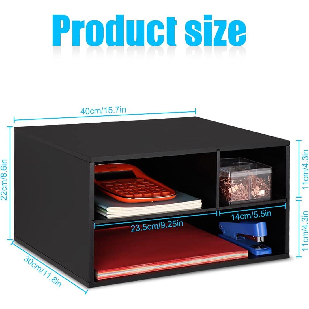 Soporte para Impresora EMERIT ST17C217 con Estante Negro