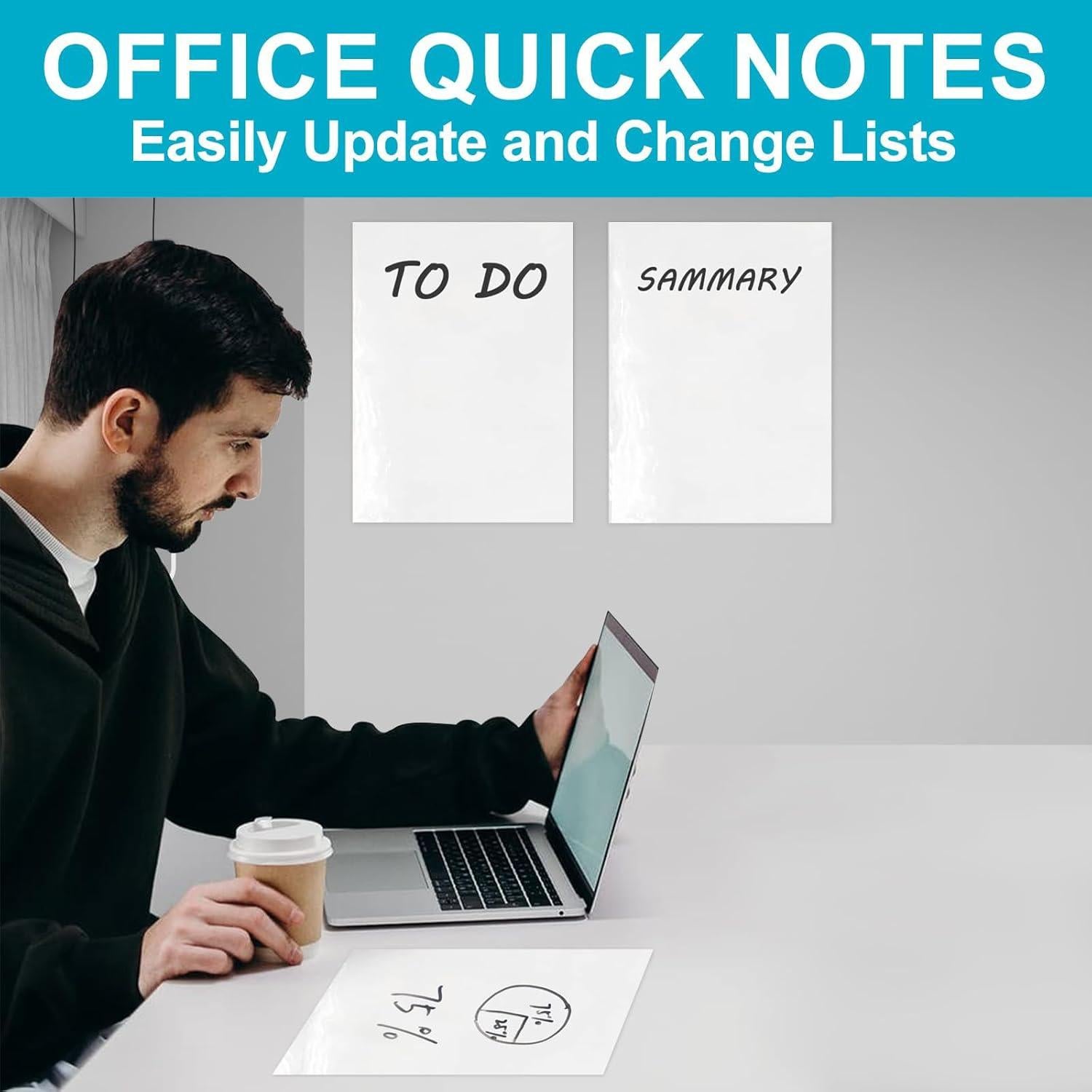 Pegatinas de Pizarra Blanca T&W SAME FILM A4 2 Pcs