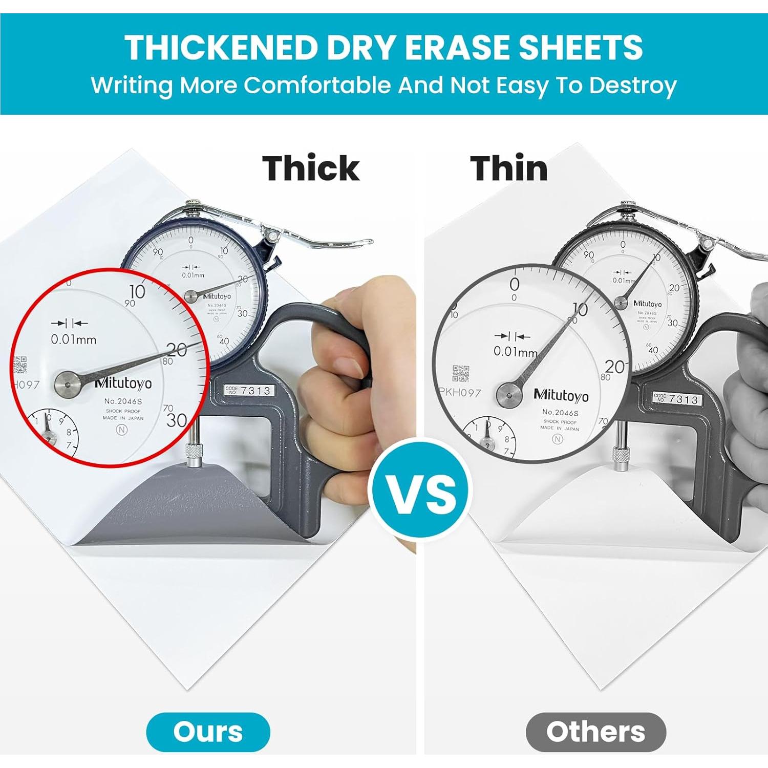 Pegatinas de Pizarra Blanca T&W SAME FILM A4 2 Pcs