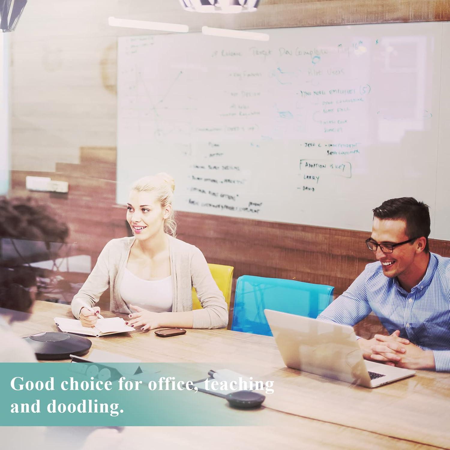 Papel de Pizarra Blanca Magnética Autoadhesiva Warasee 40x60 cm