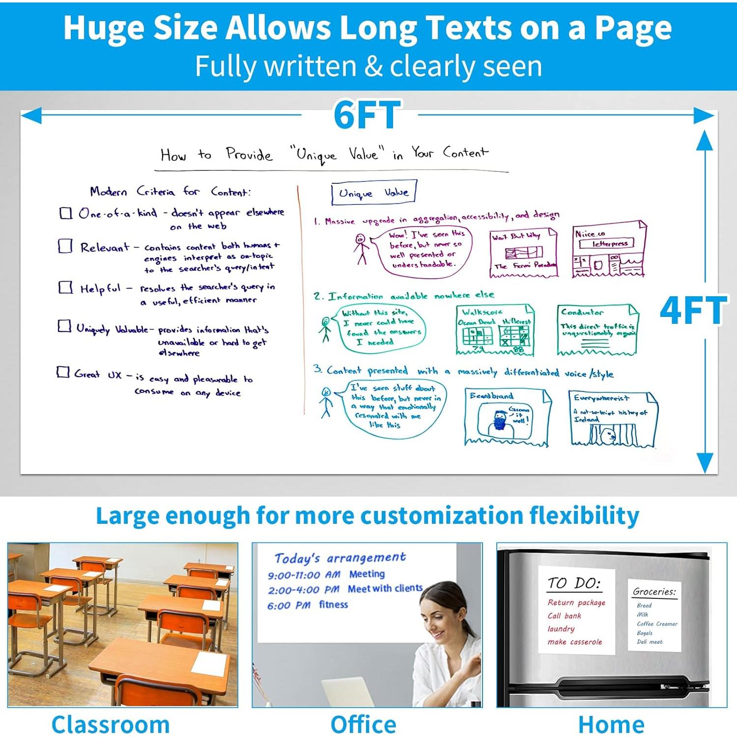 Papel Tapiz de Pizarra AFMAT 1.83x1.22m Autoadhesivo