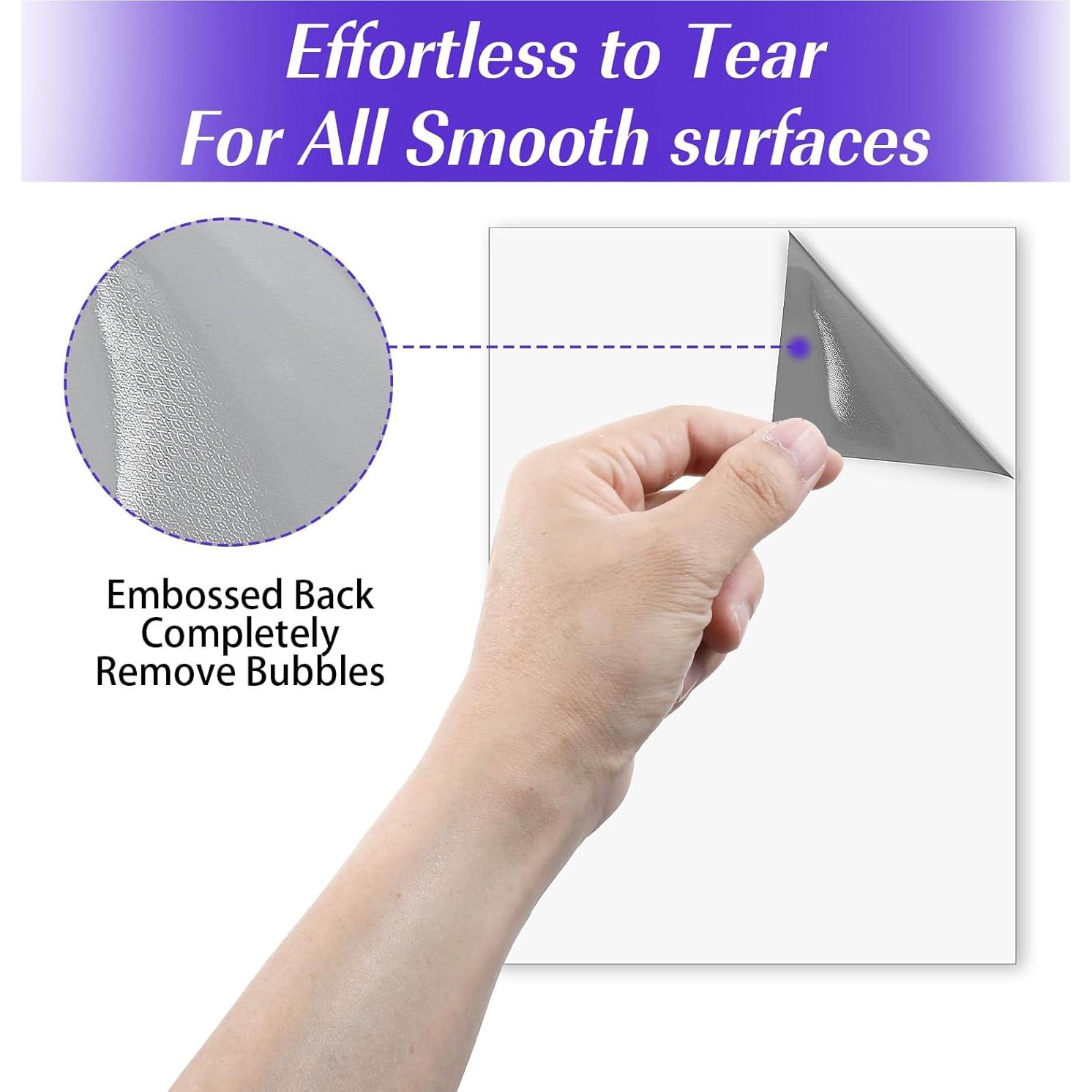 2 Hojas Etiquetas de Pizarra Borrable Qianyu 29.7x21 cm