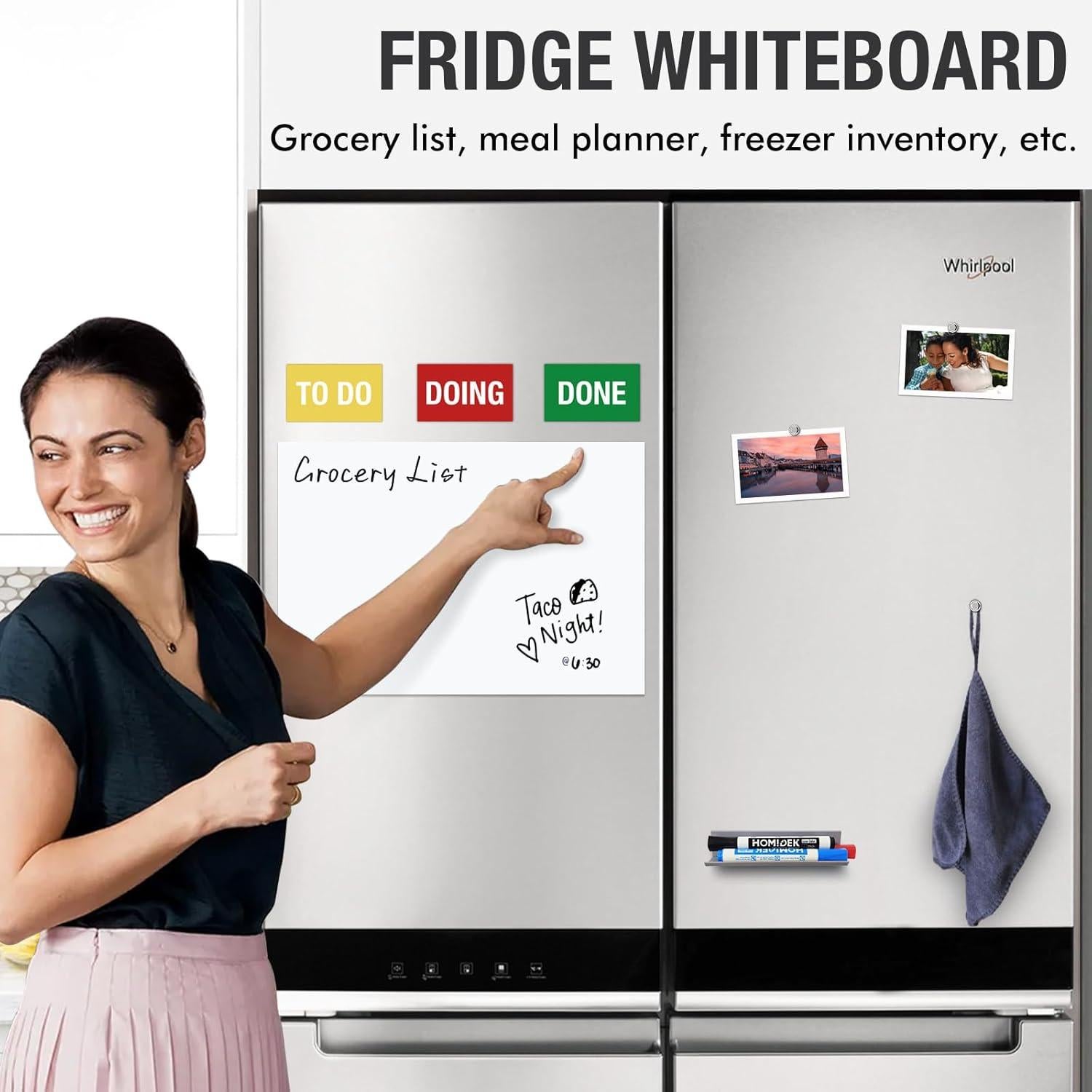 Papel Contacto Magnético HOMiDEK 30.48x45.72 cm Borrable