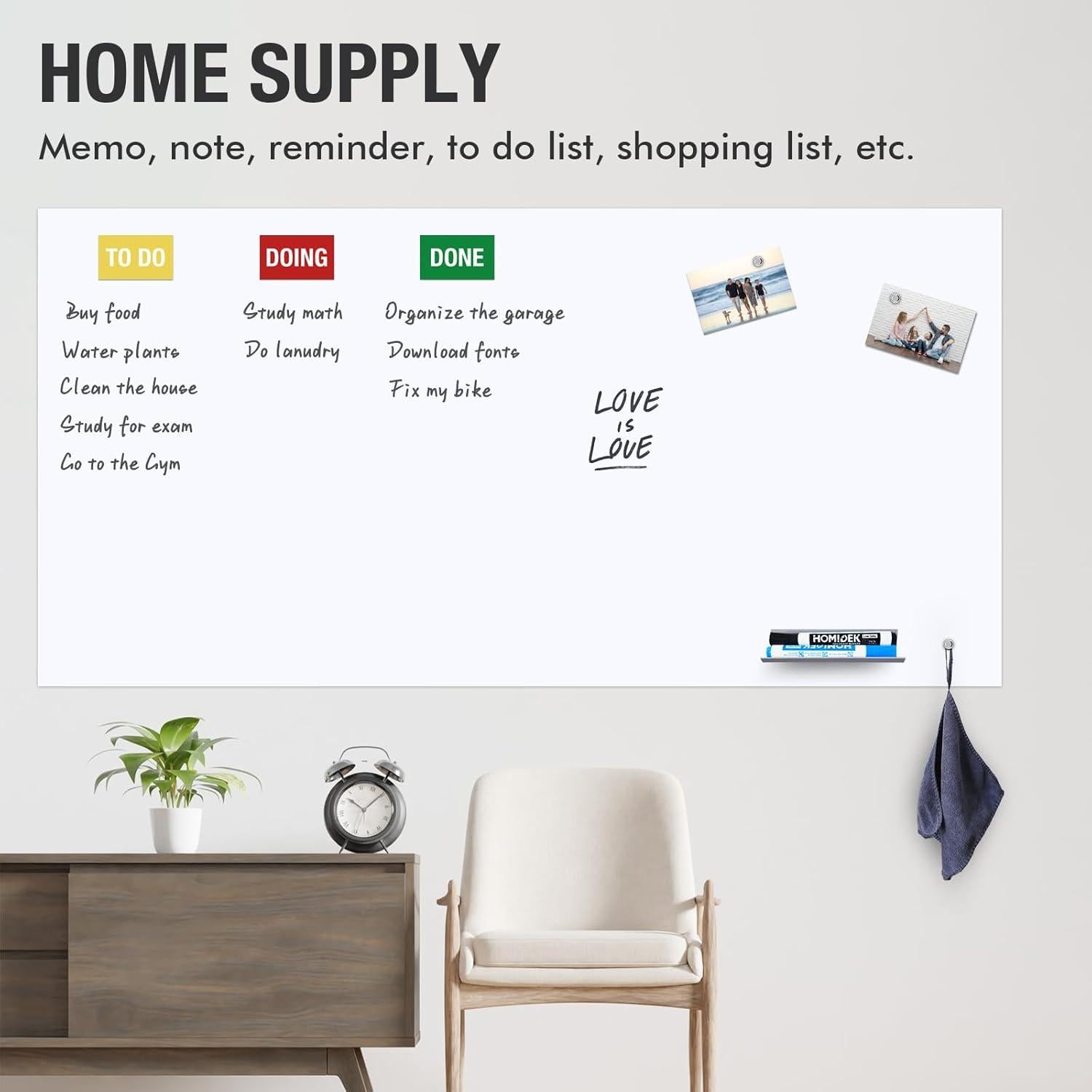 Papel Contacto Magnético HOMiDEK 30.48x45.72 cm Borrable