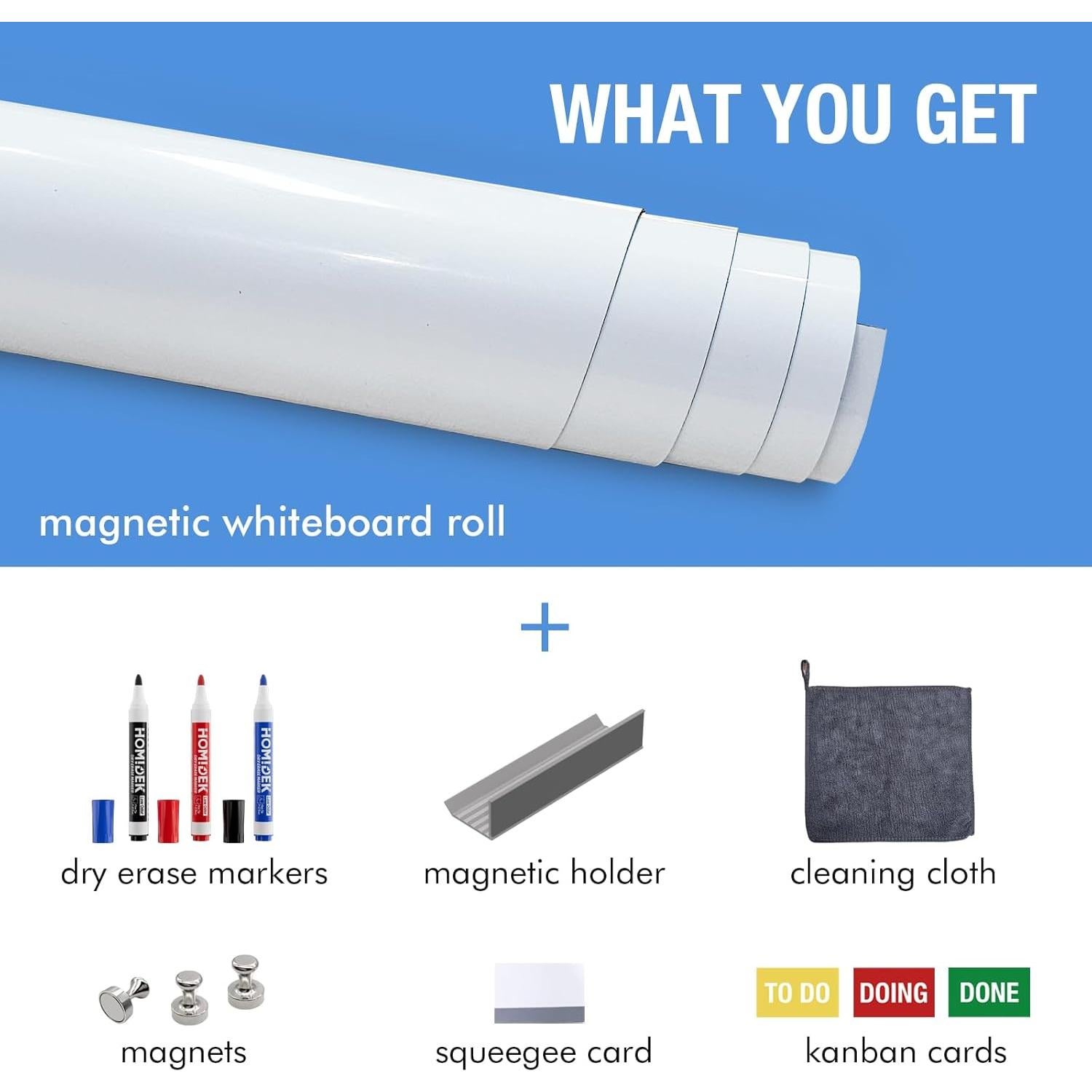 Papel Contacto Magnético HOMiDEK 30.48x45.72 cm Borrable