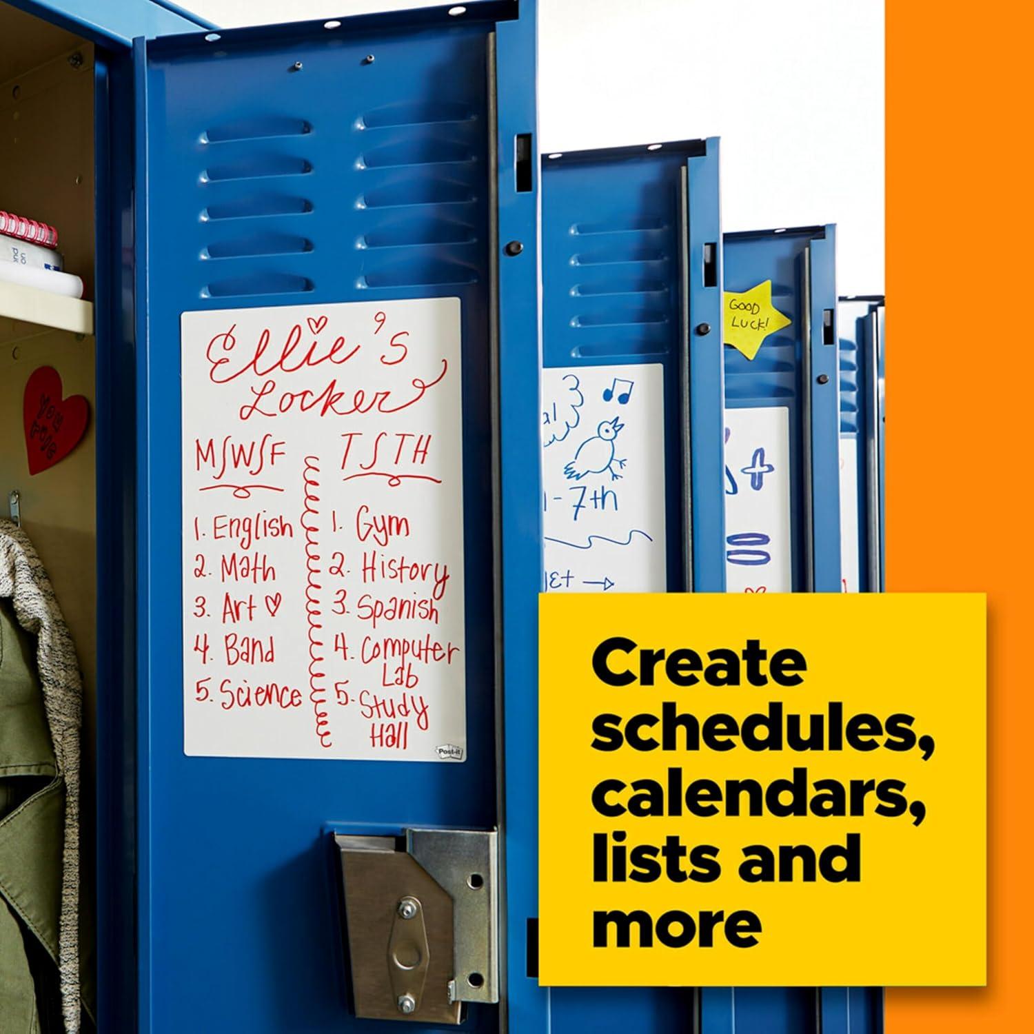 Hojas de Borrado en Seco Post-it 17.8x28.7 cm - 3 Piezas