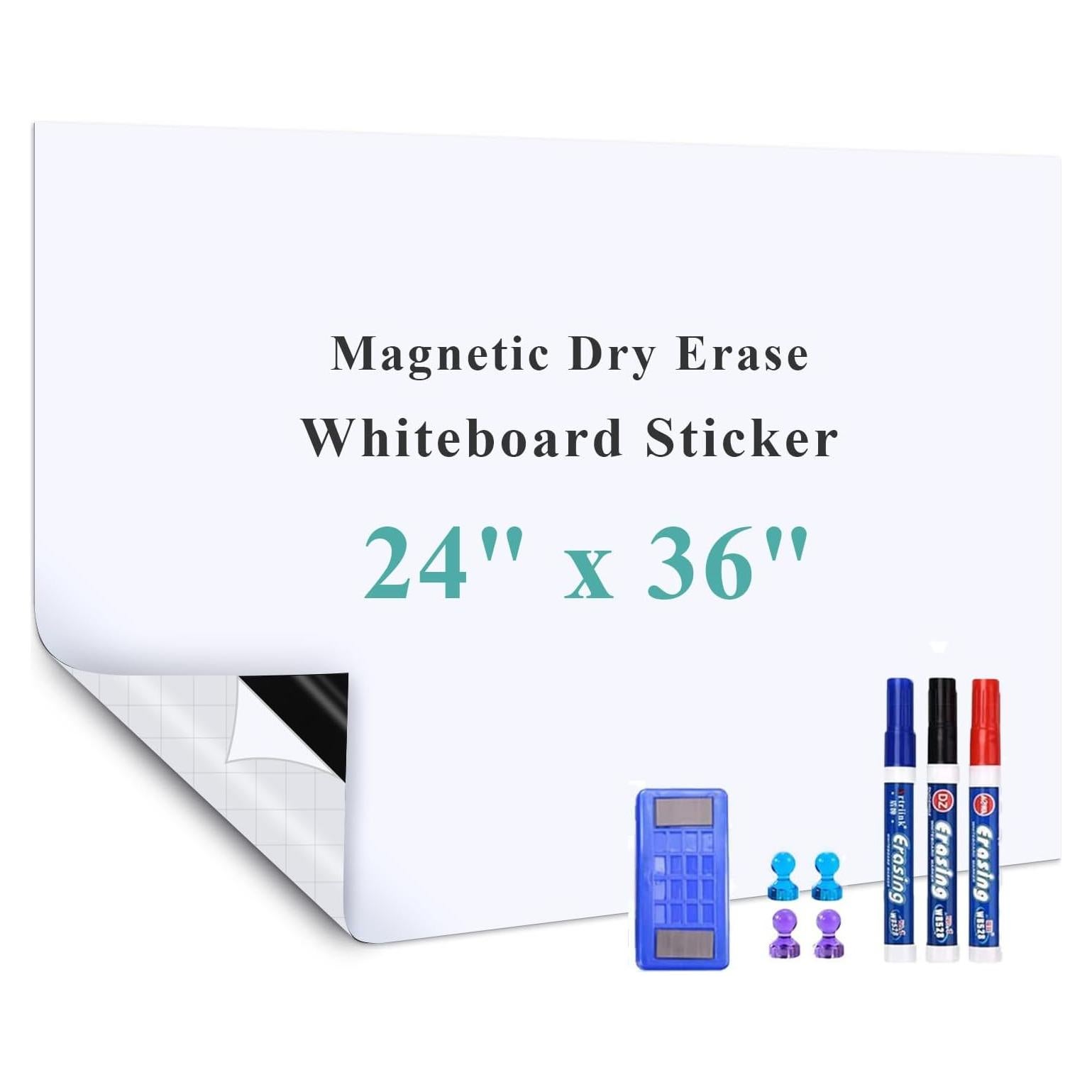 Papel Contacto Adhesivo Pizarra Blanca Warasee 61x91 cm