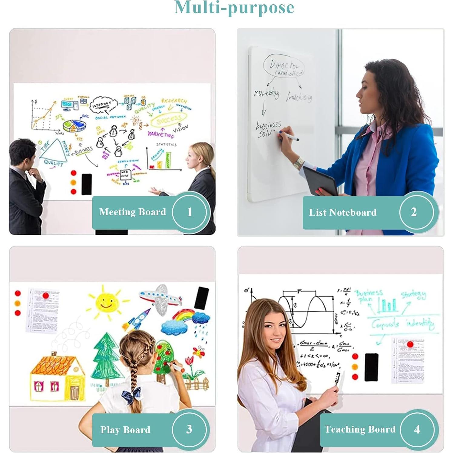 Papel Contacto Adhesivo Pizarra Blanca Warasee 61x91 cm